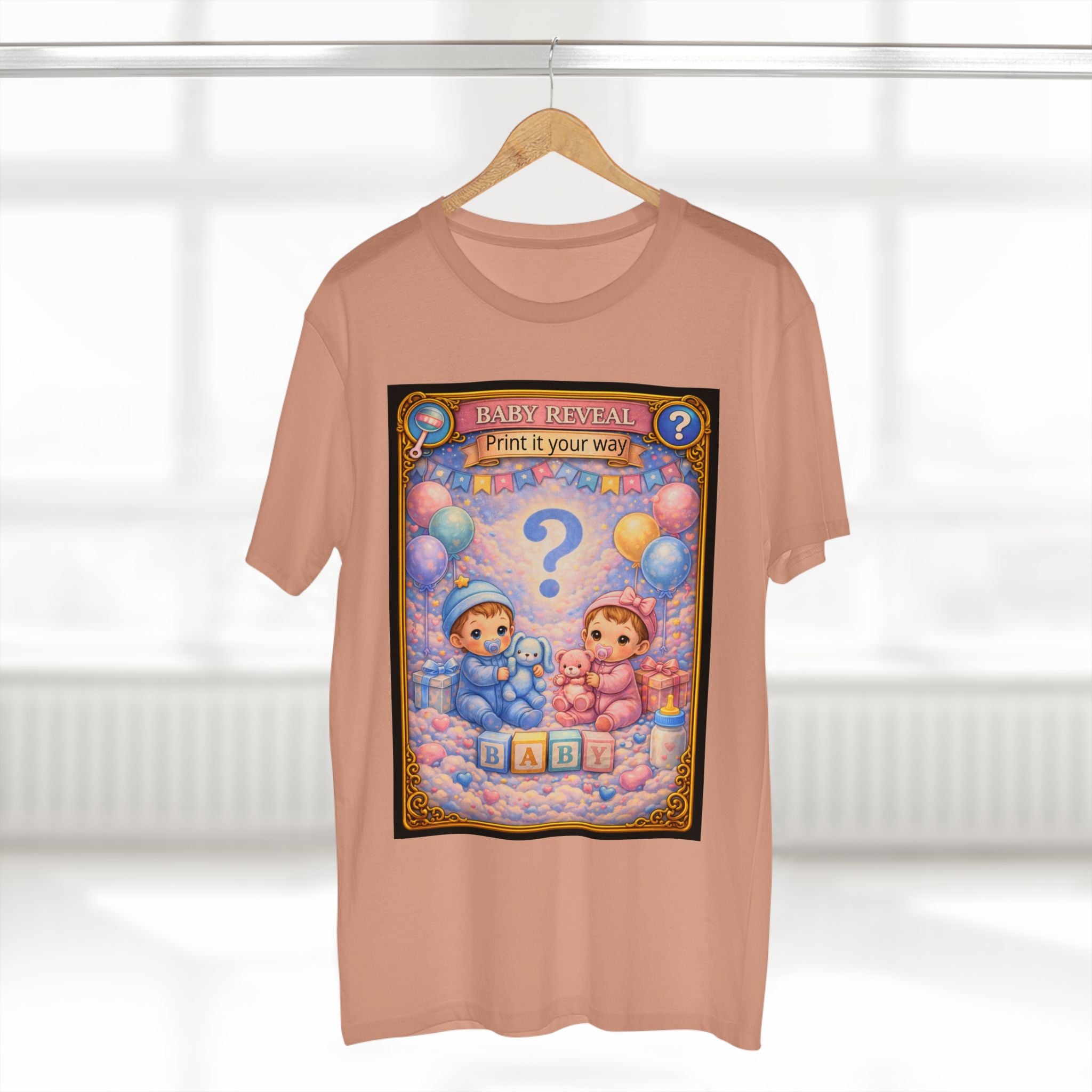 Gender Reveal T-Shirt — (Print It Your Way)