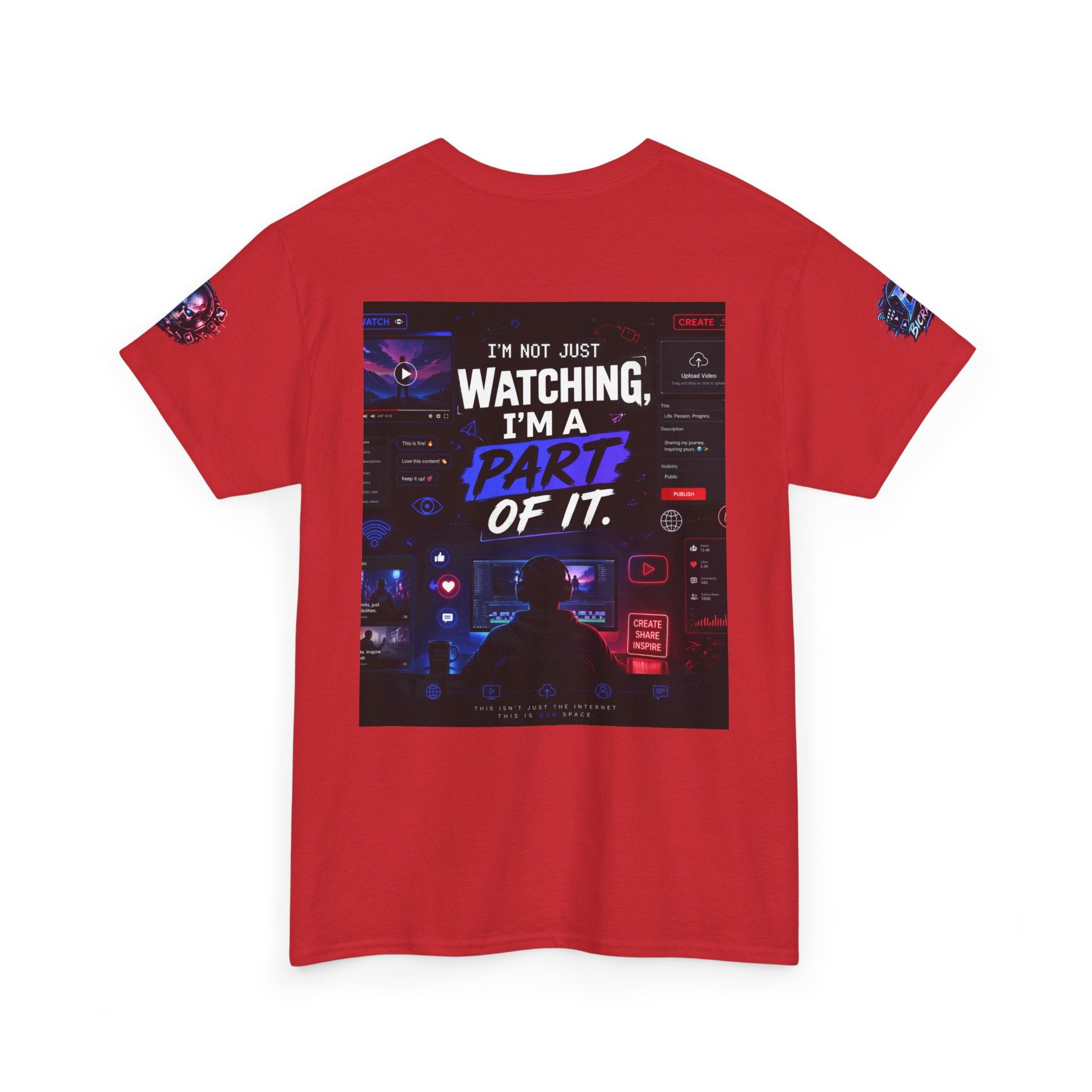 I'm A Part Of It T Shirt — Cyber Night Retro Graphic T-Shirt