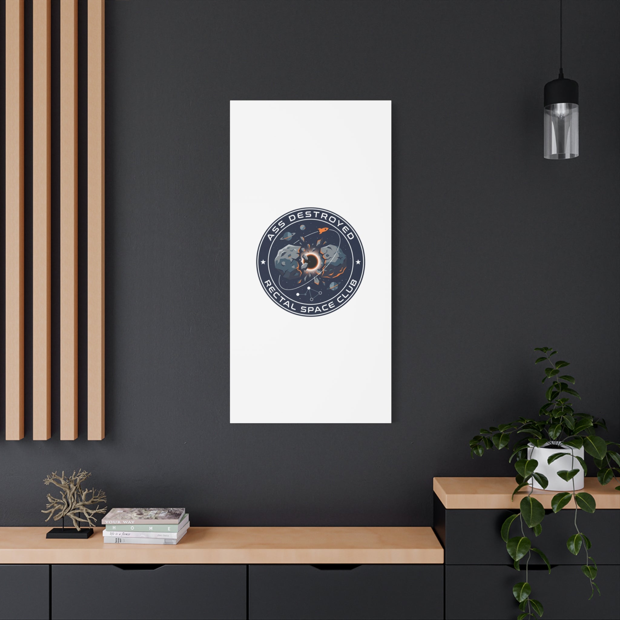 Cosmic Mission Patch Canvas | Space, Rocket, Astronaut, Deep Space