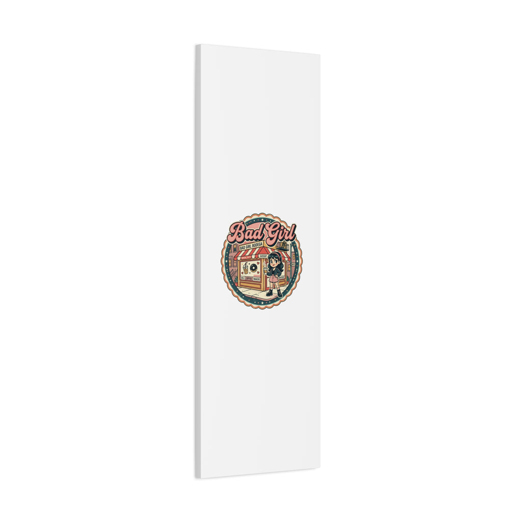 Bad Girl Bodega Canvas Print | Bodega, NYC, Y2K Corner Store Art