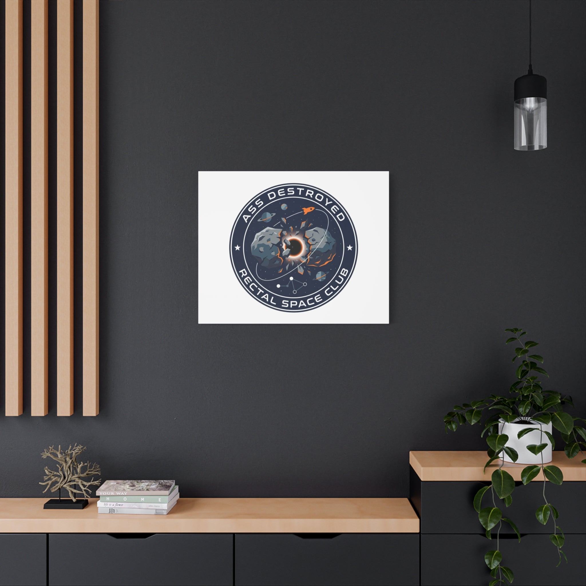 Cosmic Mission Patch Canvas | Space, Rocket, Astronaut, Deep Space