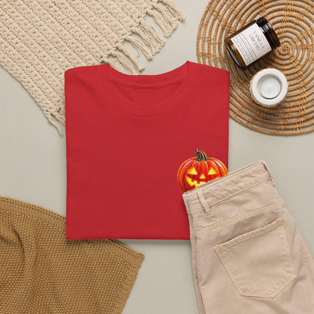 Halloween Raccoon Tee — Cute Jack-o'-Lantern "Happy Halloween" Shirt