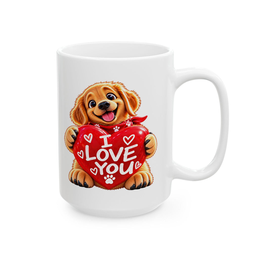 I Love You Golden Retriever Mug – Because Love Has Four Paws ❤️🐾(11oz, 15oz)