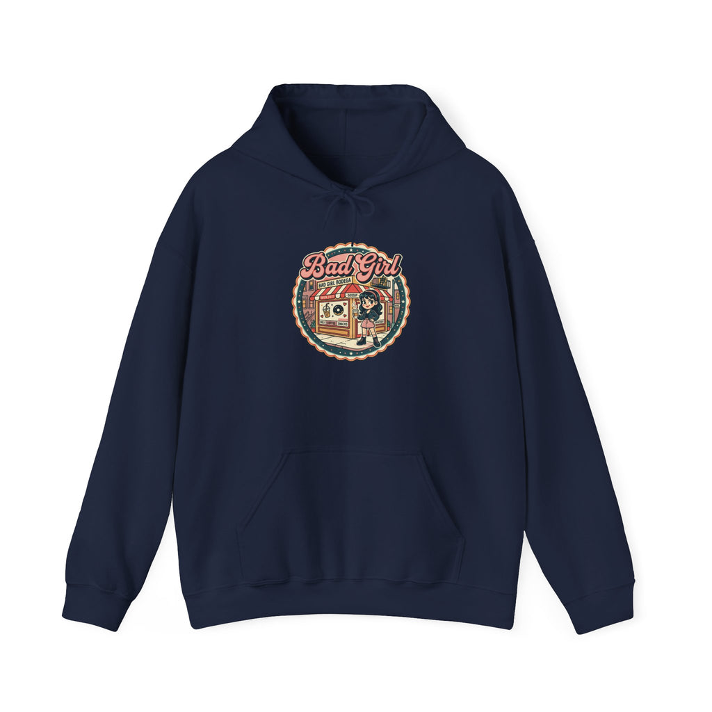 Bodega Deli Crest Hoodie | NYC Y2K Spanglish Varsity, cherries