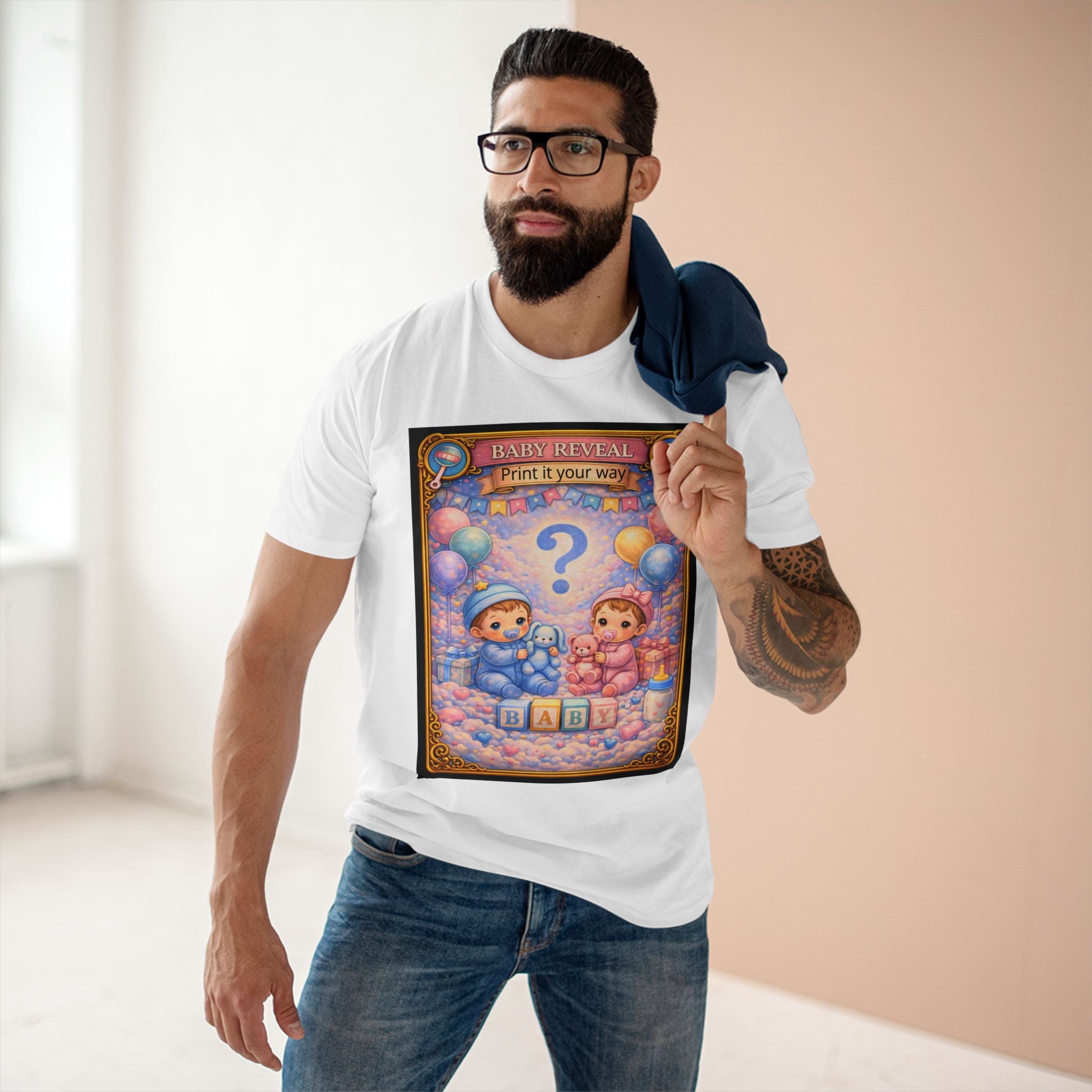 Gender Reveal T-Shirt — (Print It Your Way)