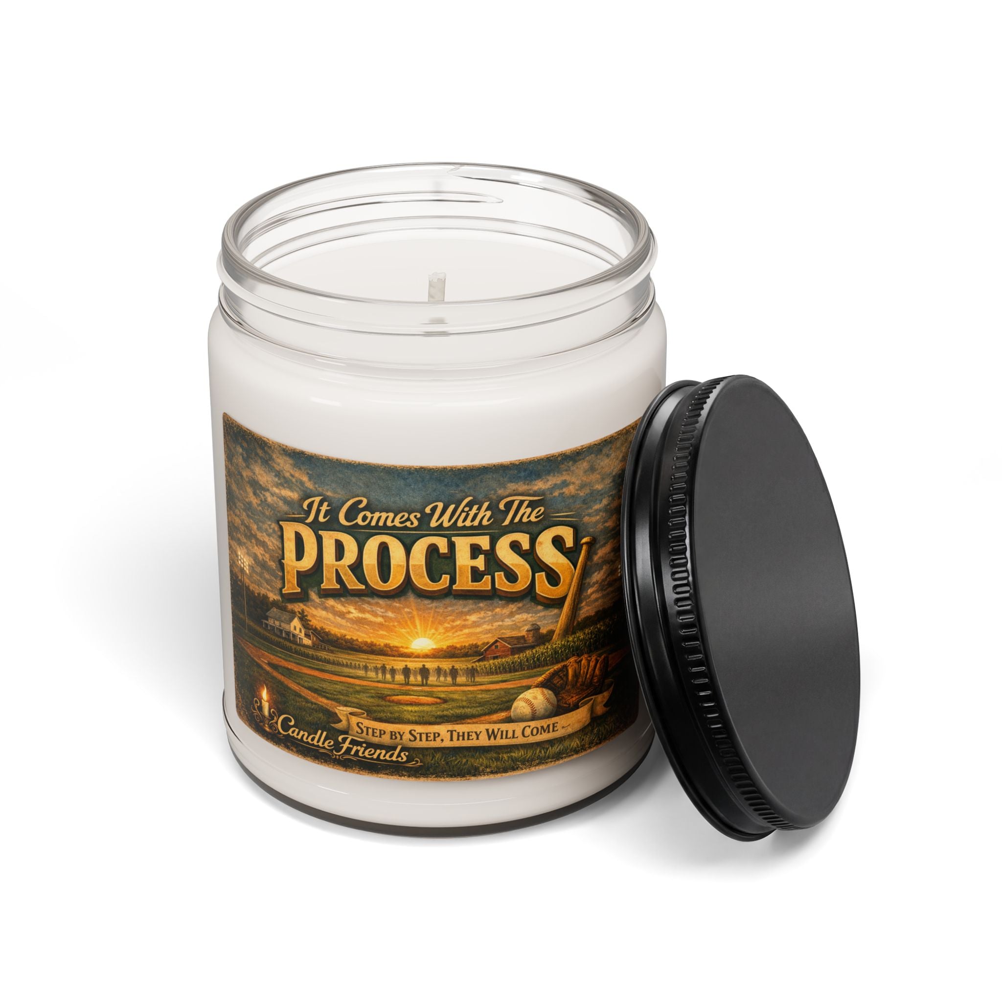 It Comes With The Process Soy Candle — 9oz Scented Jar (Inspirational)