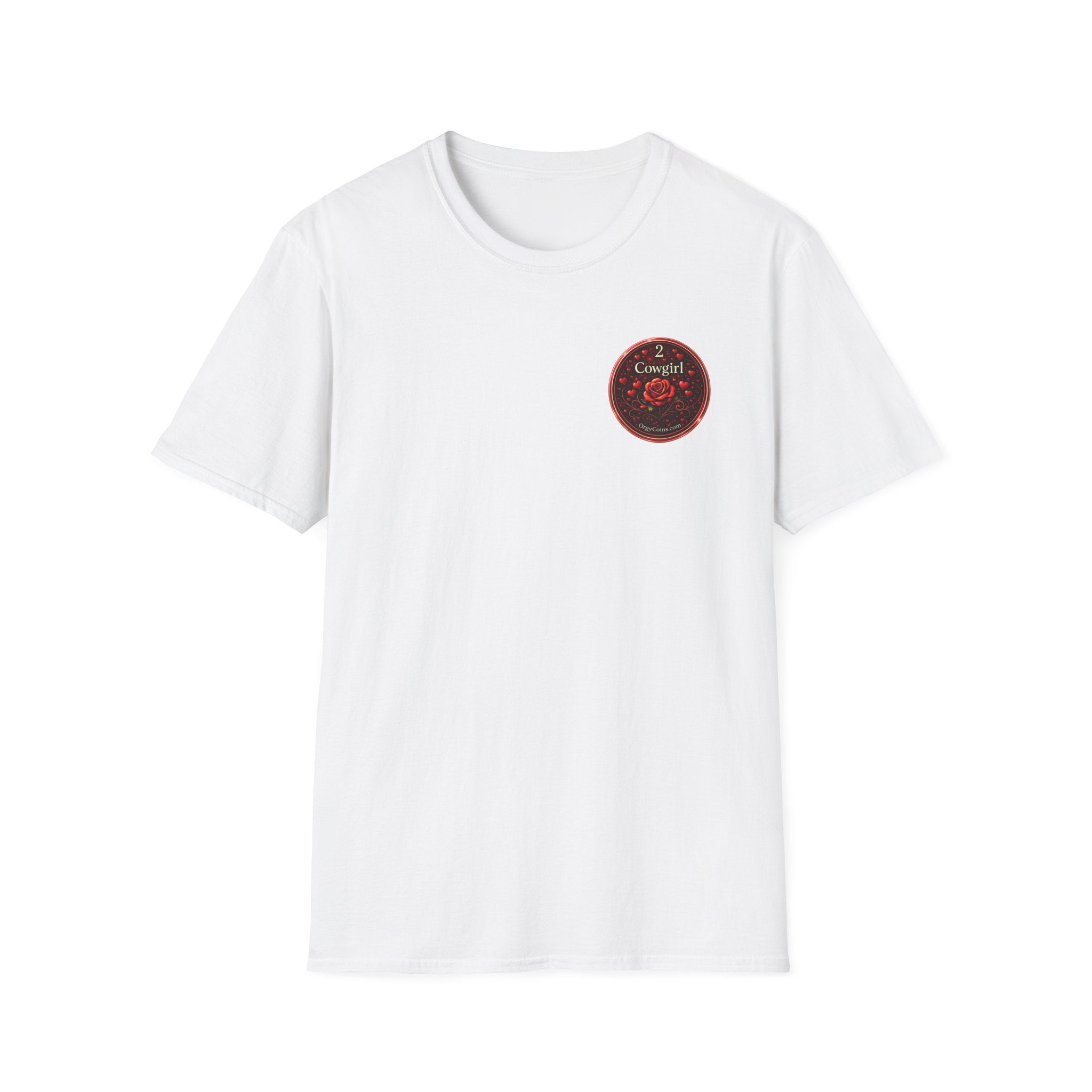 Cowgirl Rose Badge T-Shirt – Orgy Coin 2