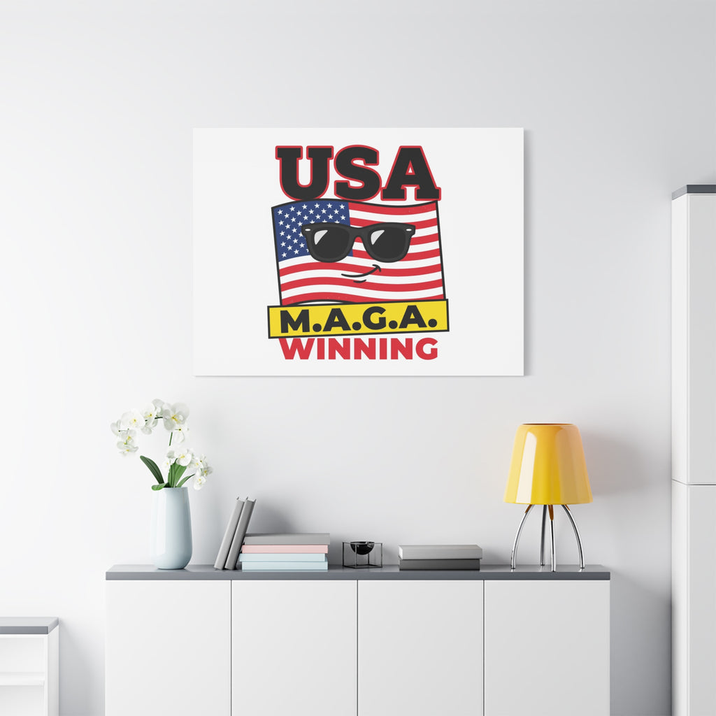 USA winning Canvas