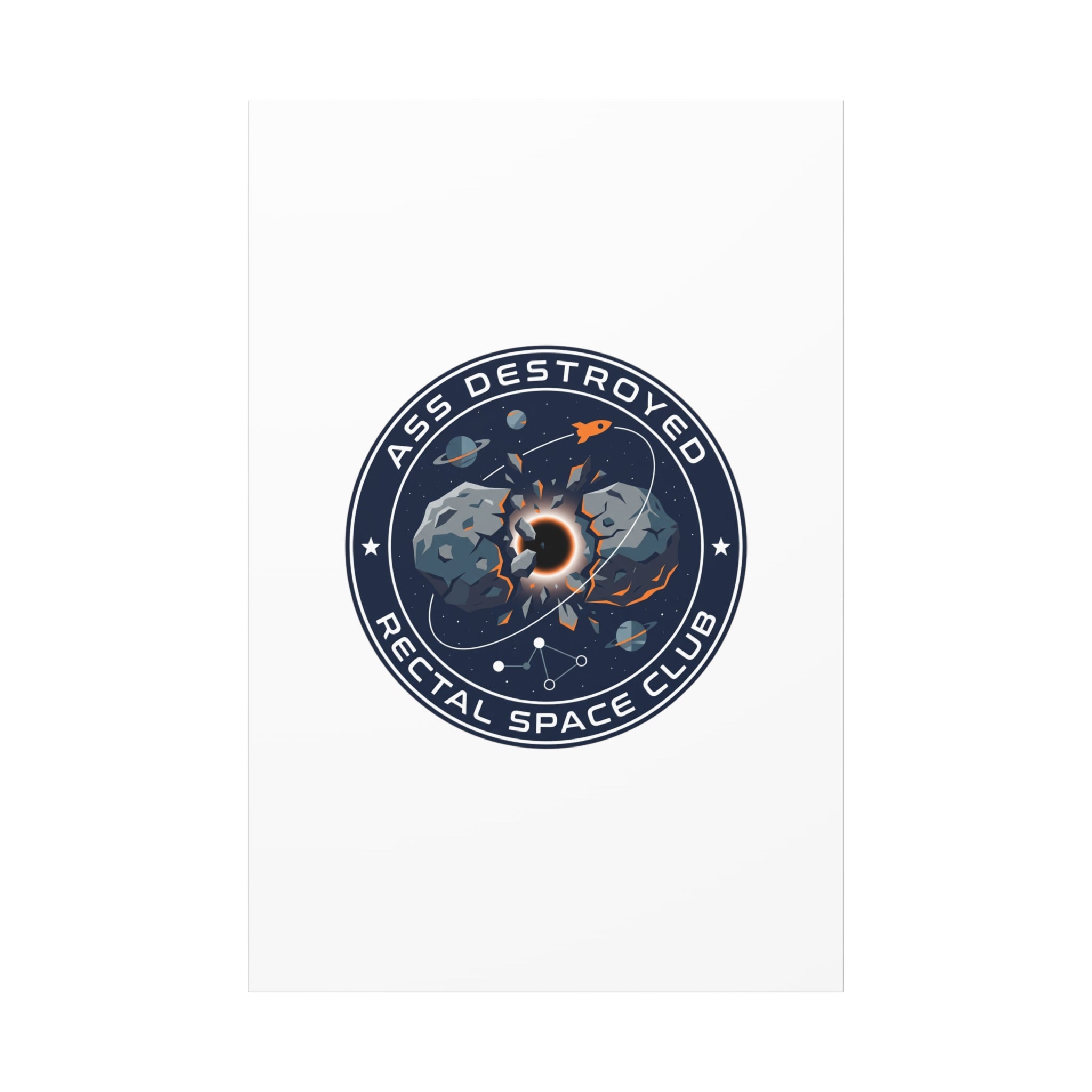 Cosmic Mission Patch Canvas | Space, Rocket, Astronaut, Deep Space