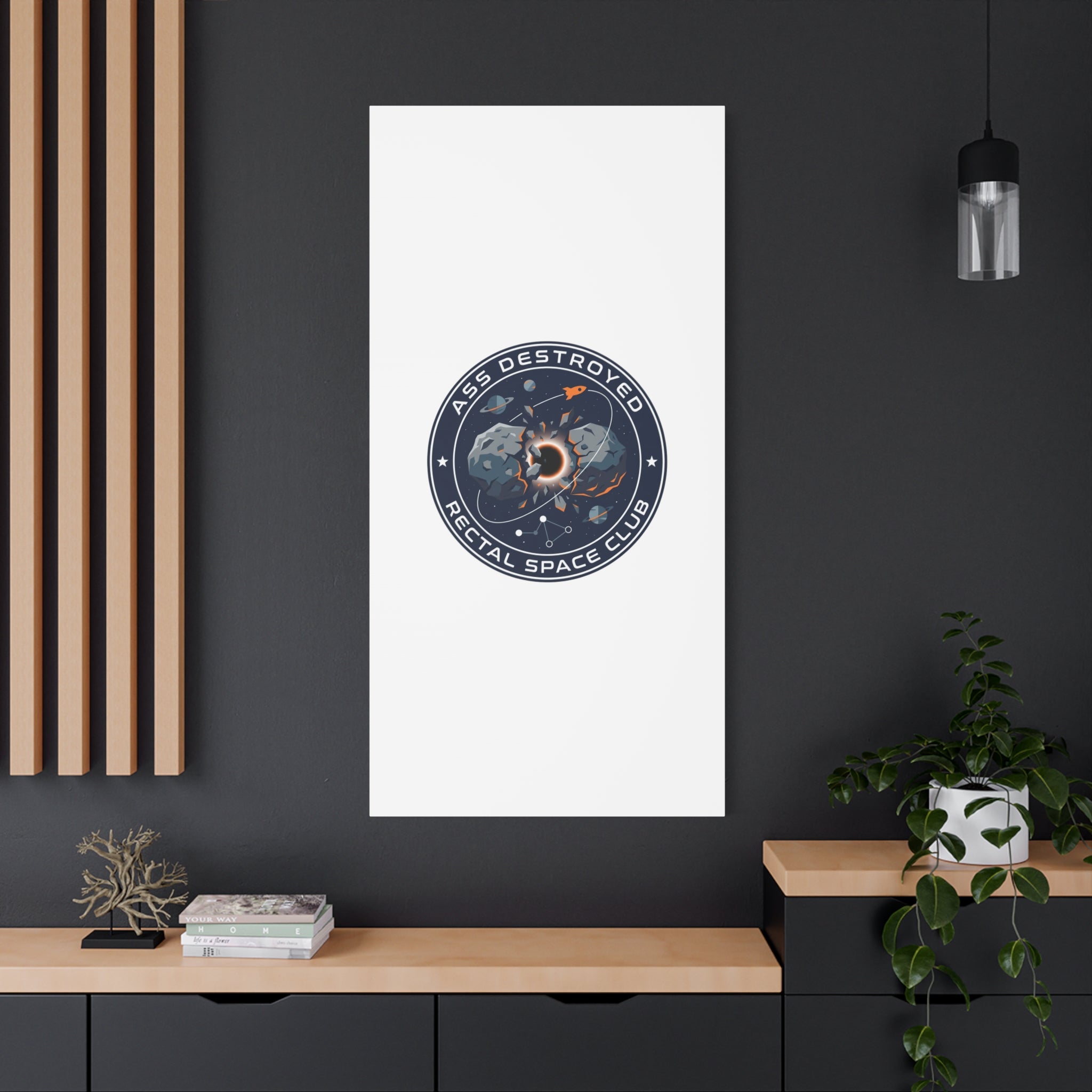 Cosmic Mission Patch Canvas | Space, Rocket, Astronaut, Deep Space