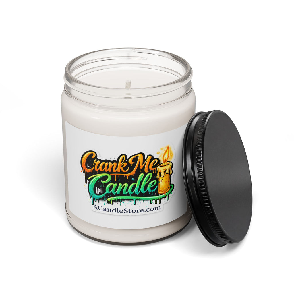 Scented Soy Candle 9oz — "Crank Me Candle" Jar Candle, Aromatic Gift for Home, Spa & Relaxation