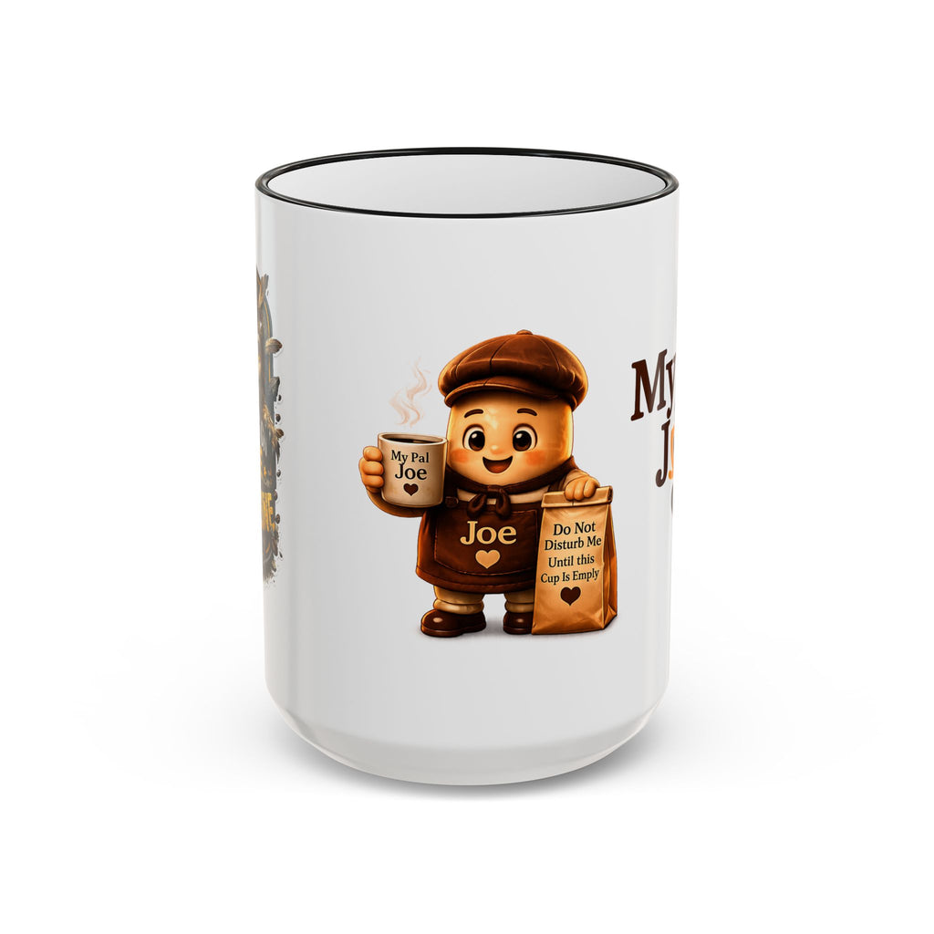 Running on Hope and Caffeine — 'My First Cup of Joe' Vintage Coffee Character (11oz/15oz)