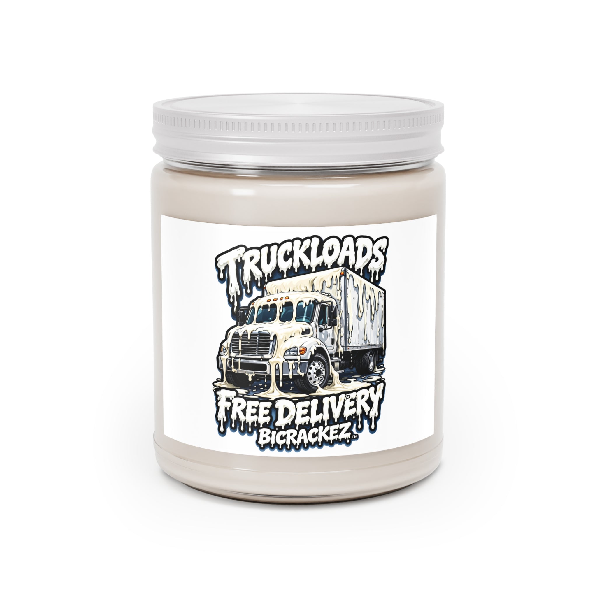 Truckloads Scented Soy Candle — "Free Delivery" 9oz Jar
