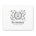 fu money Canvas |New Money Minimalist, Quiet Luxury, Serif Monochrome