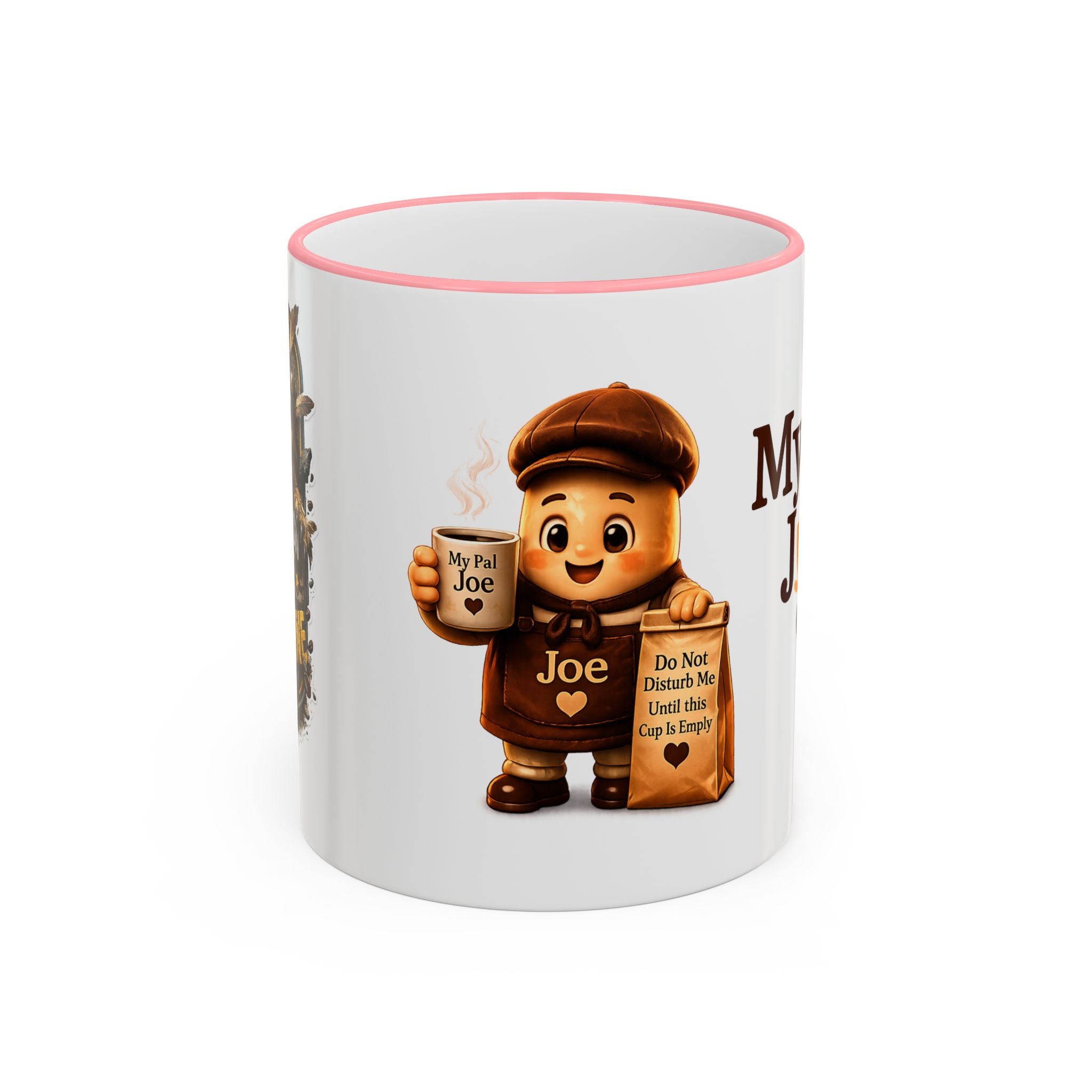 Running on Hope and Caffeine — 'My First Cup of Joe' Vintage Coffee Character (11oz/15oz)
