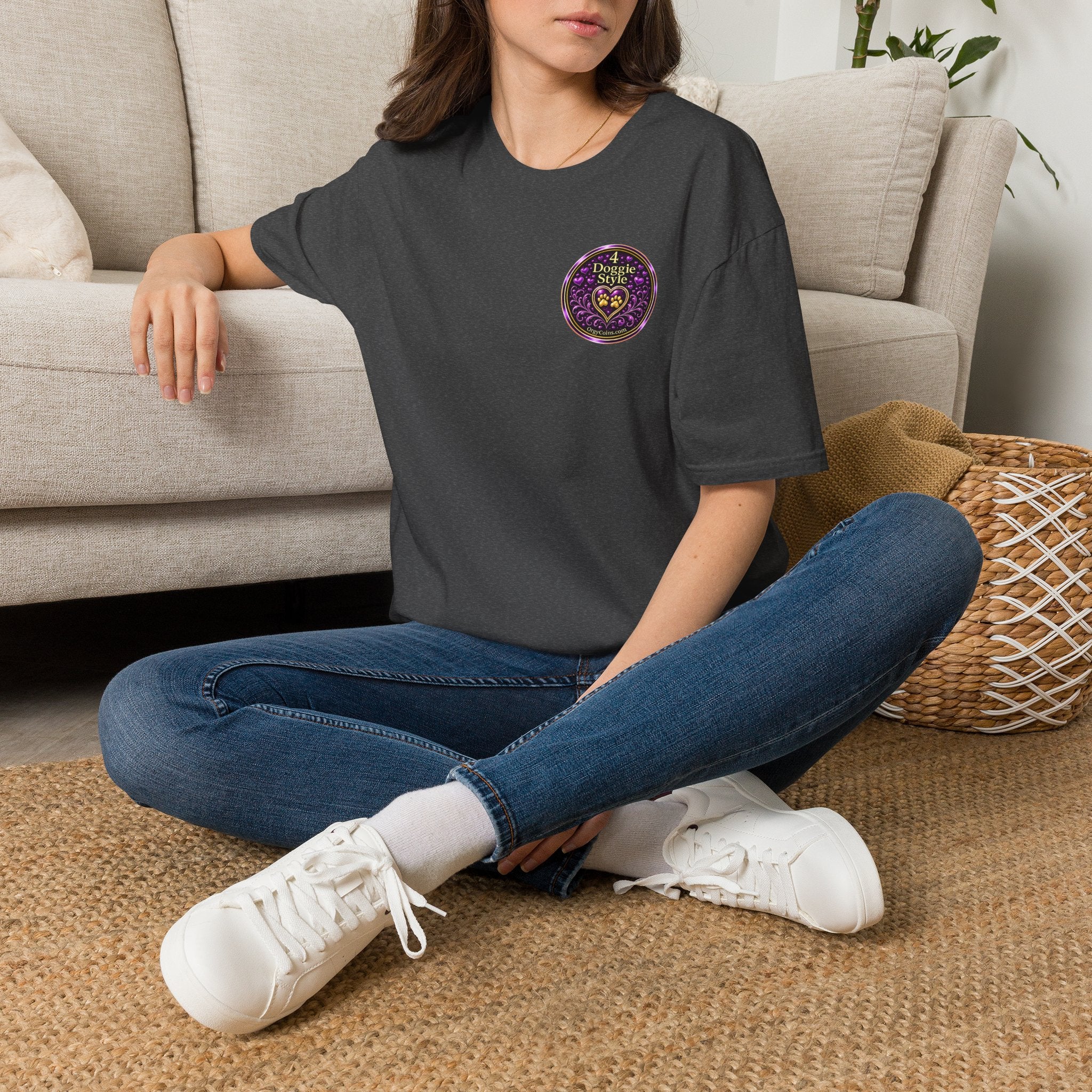 Doggie Style Heart Logo T-Shirt — Orgy Coin 4