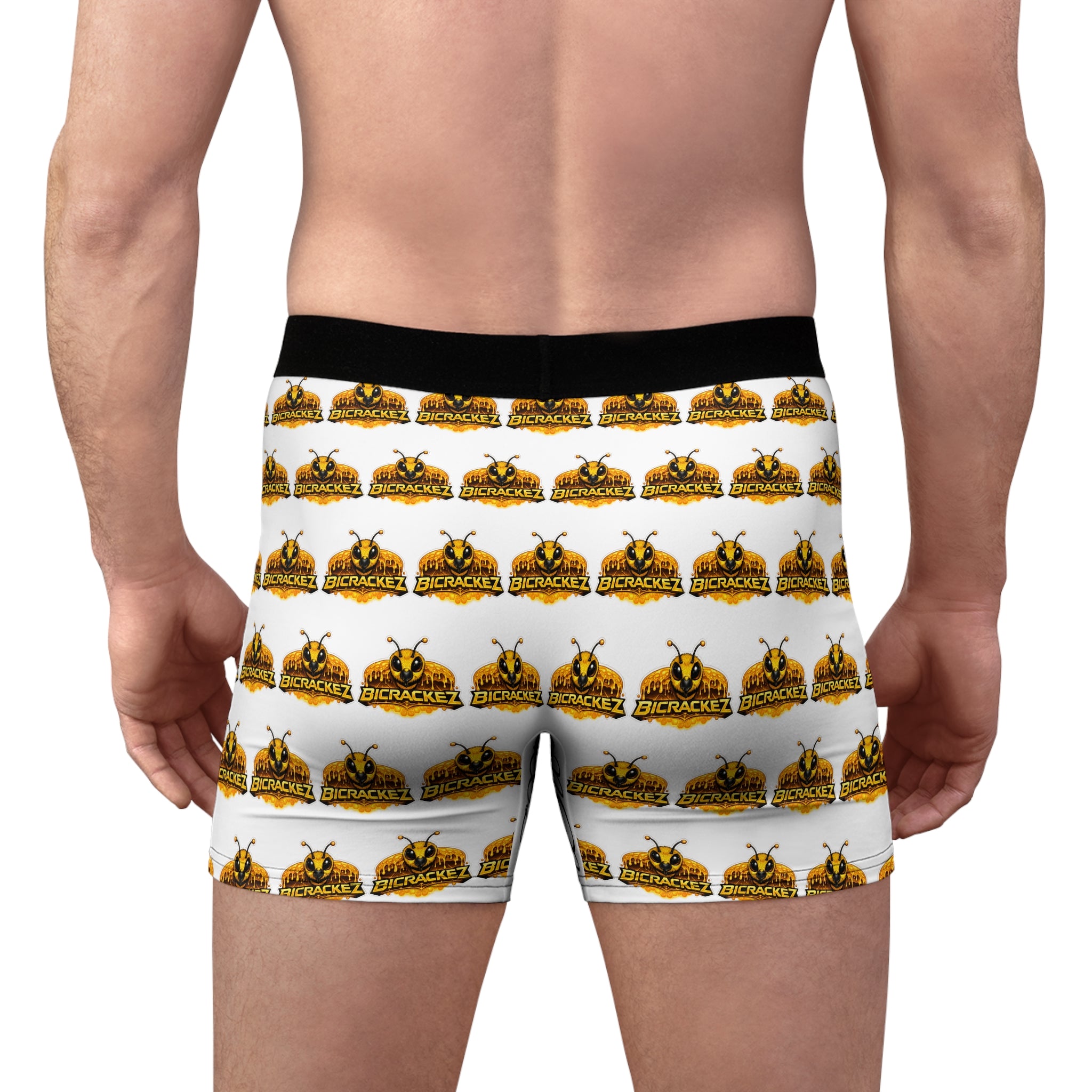 Bee’s Company Logo Boxer Briefs — Novelty Graphic Men’s Underwear