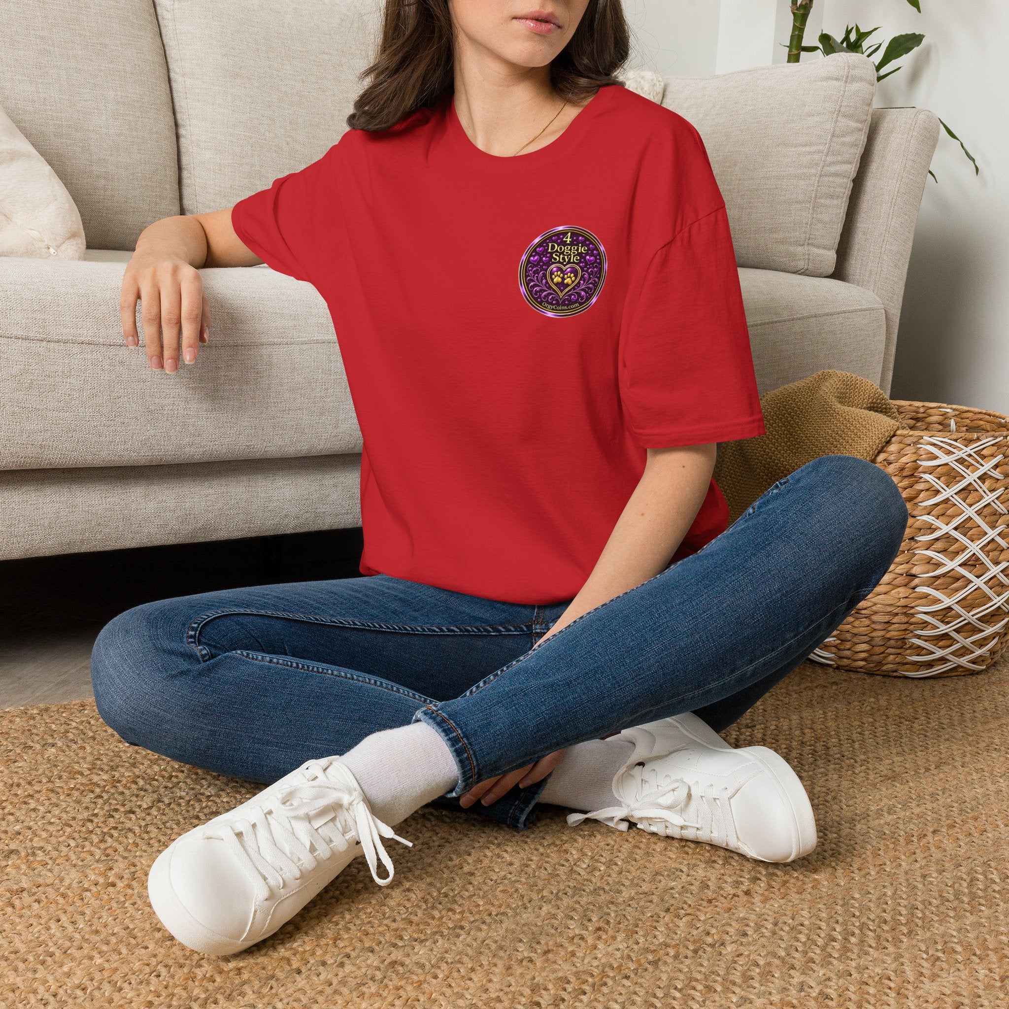 Doggie Style Heart Logo T-Shirt — Orgy Coin 4