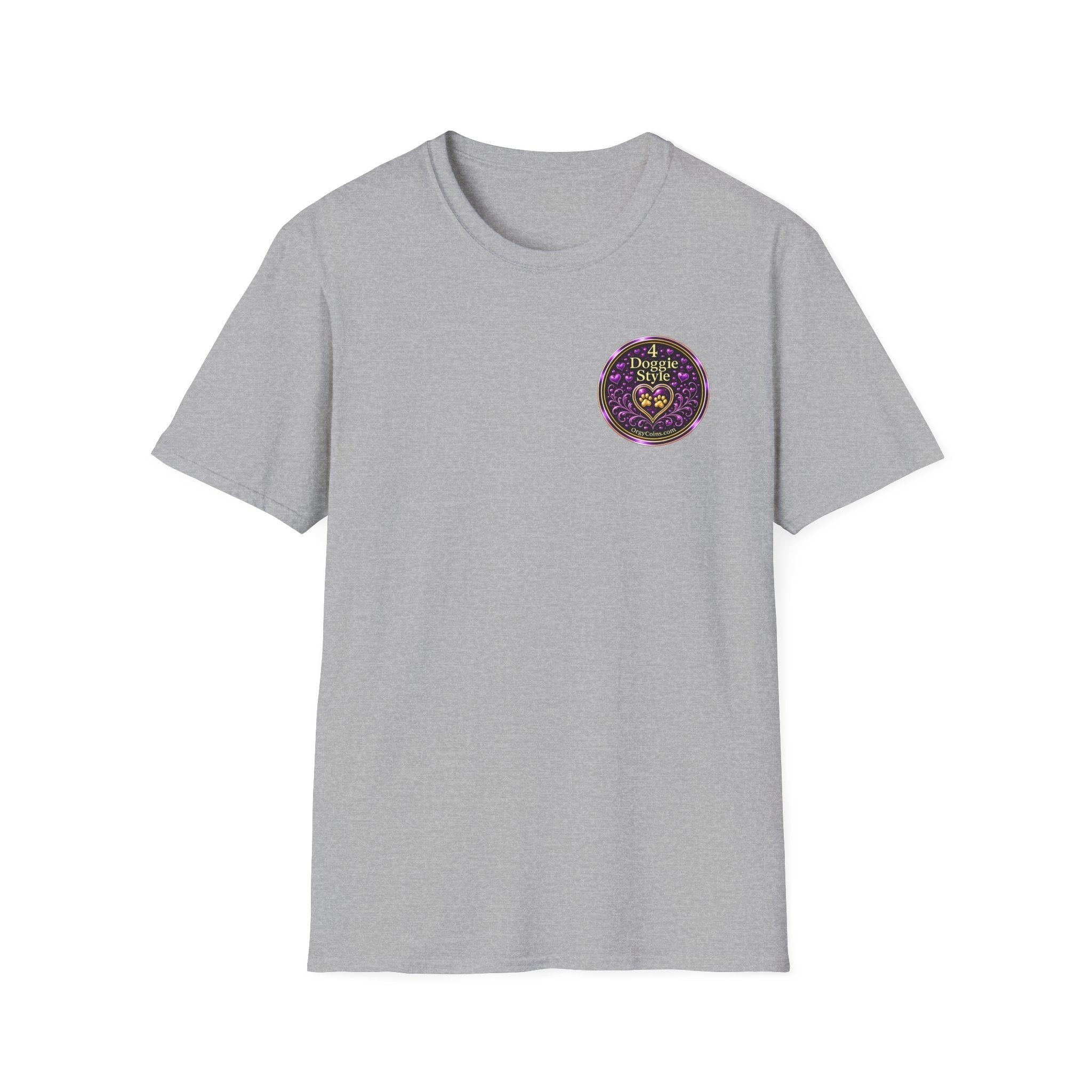 Doggie Style Heart Logo T-Shirt — Orgy Coin 4