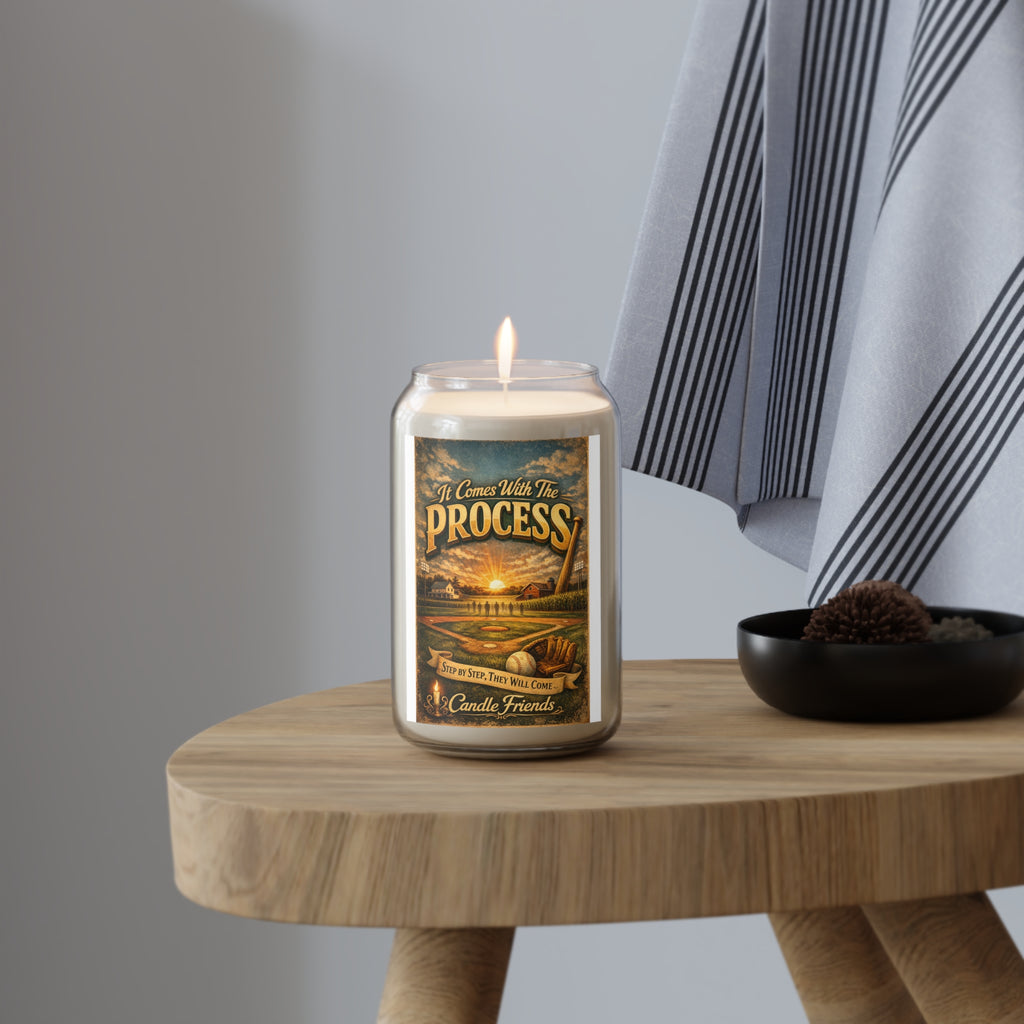 It Comes With The Process Soy Candle – 13.75oz Inspirational Scented Candle