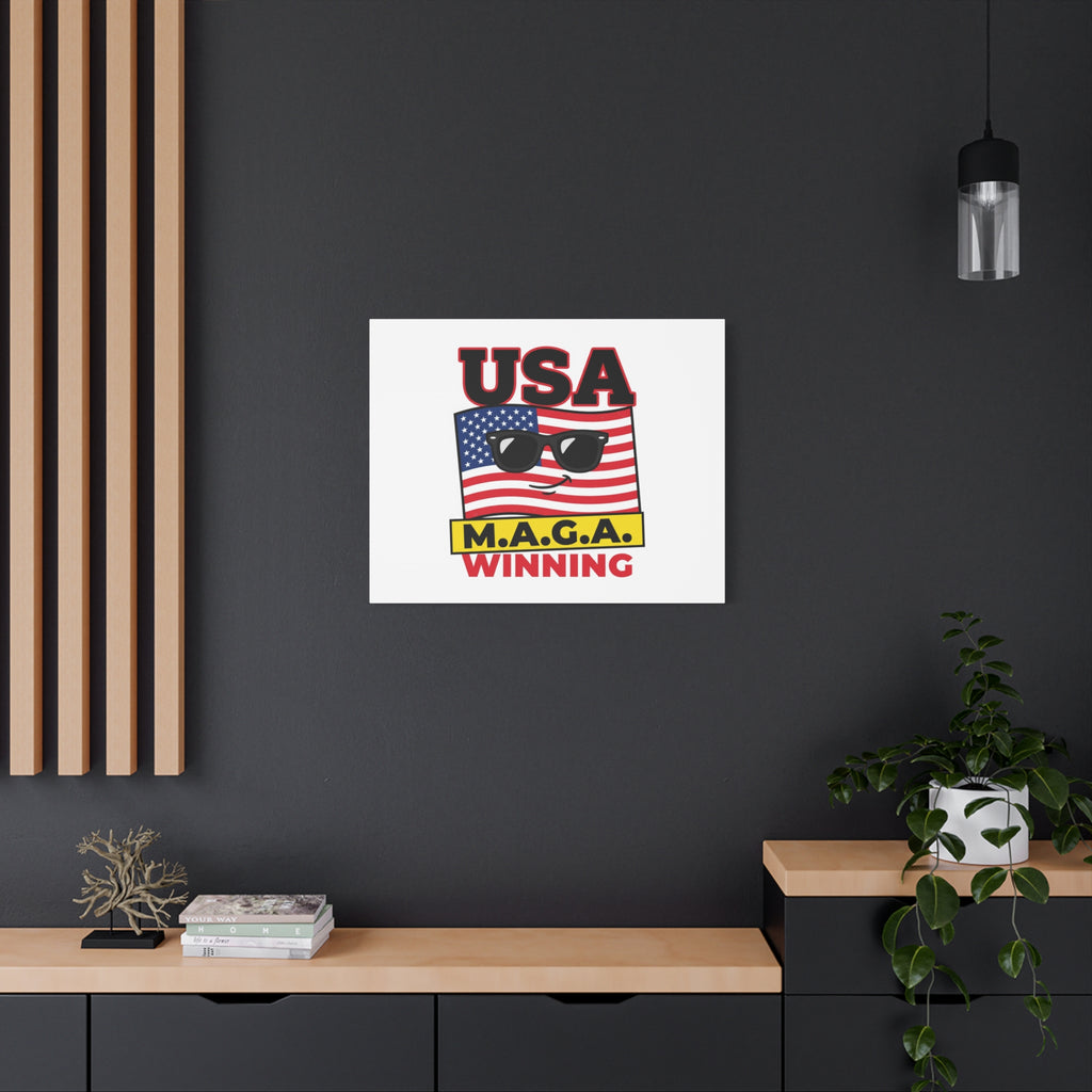 USA winning Canvas
