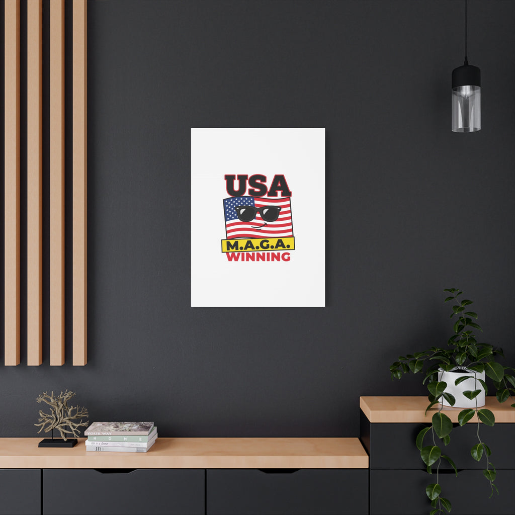USA winning Canvas