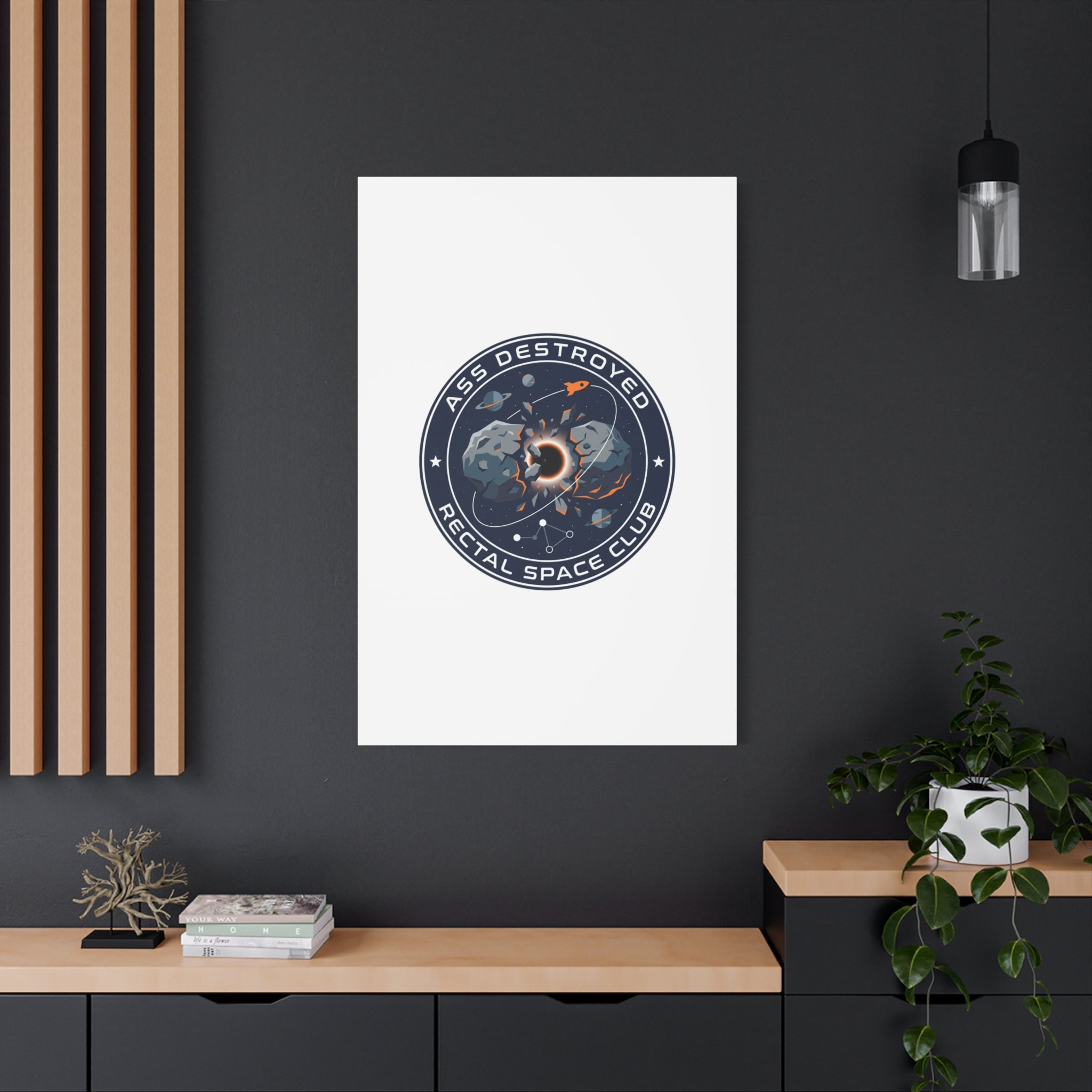 Cosmic Mission Patch Canvas | Space, Rocket, Astronaut, Deep Space