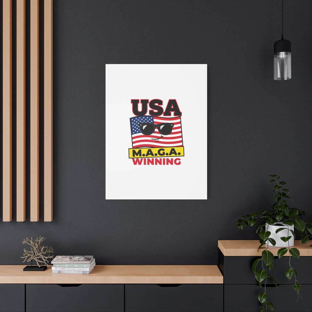 USA winning Canvas