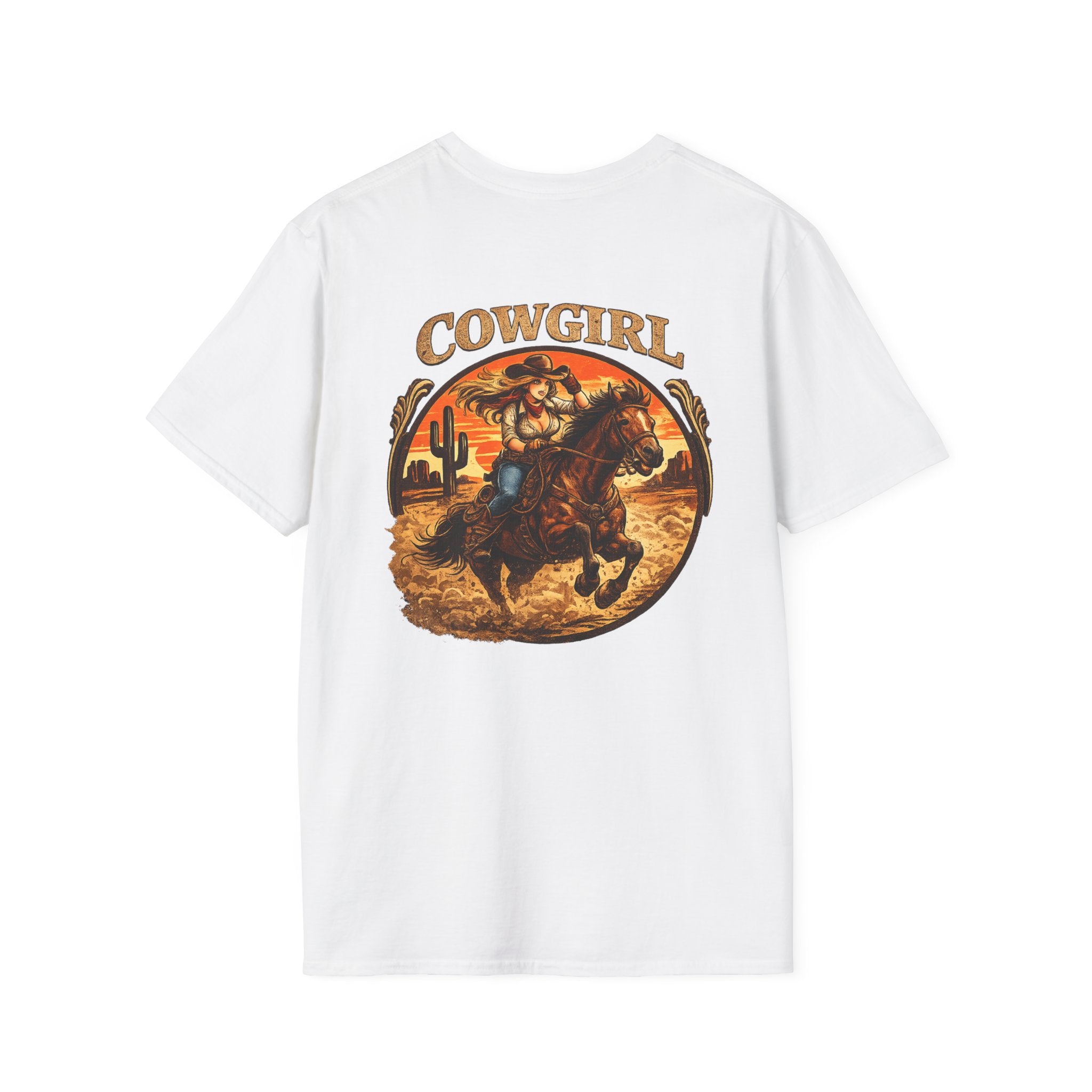 Cowgirl Rose Badge T-Shirt – Orgy Coin 2