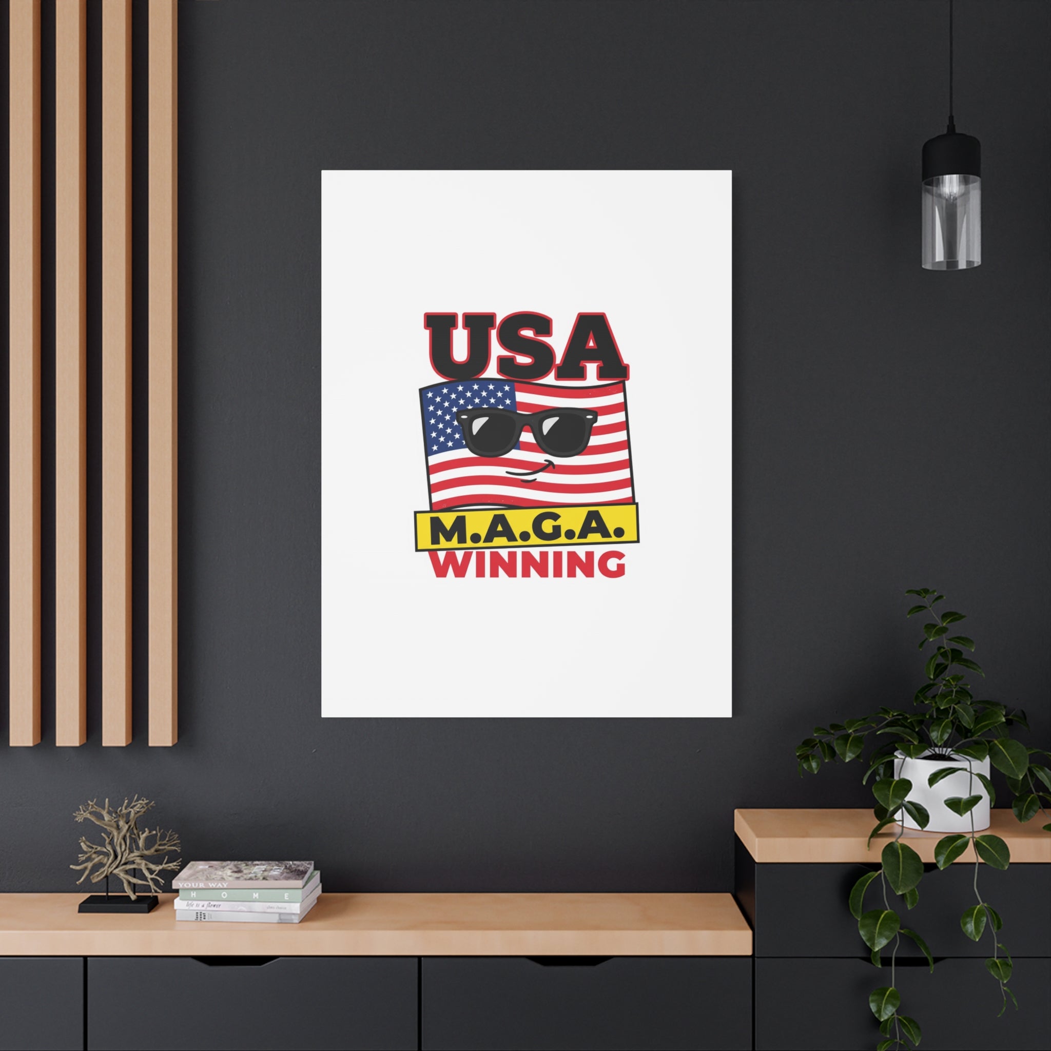 USA winning Canvas