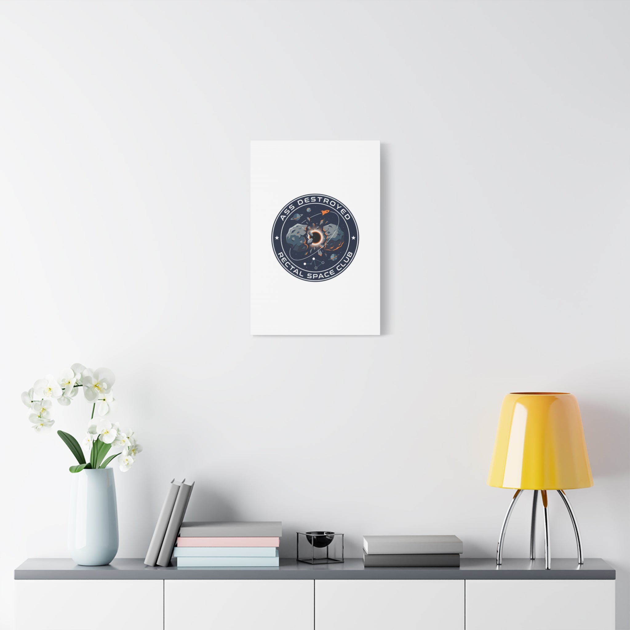 Cosmic Mission Patch Canvas | Space, Rocket, Astronaut, Deep Space