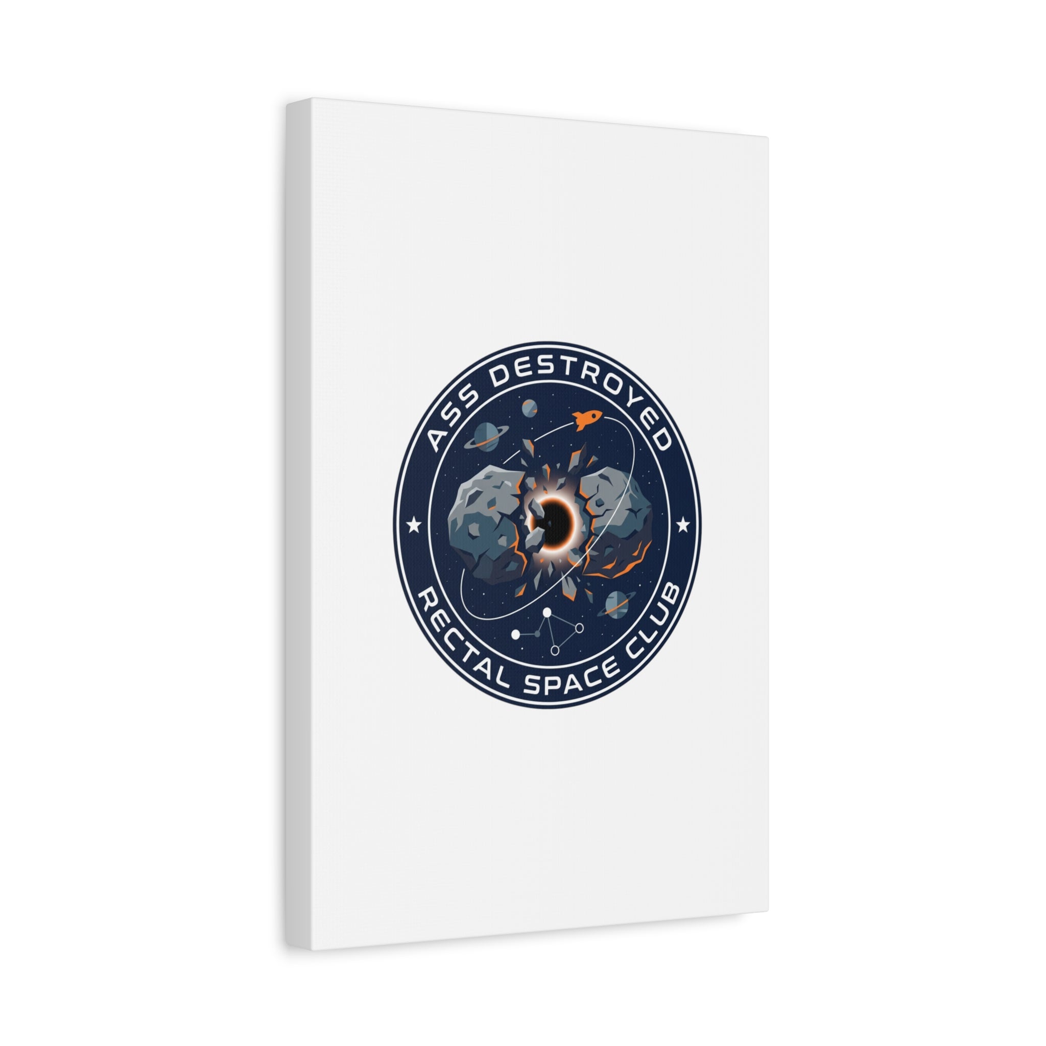 Cosmic Mission Patch Canvas | Space, Rocket, Astronaut, Deep Space