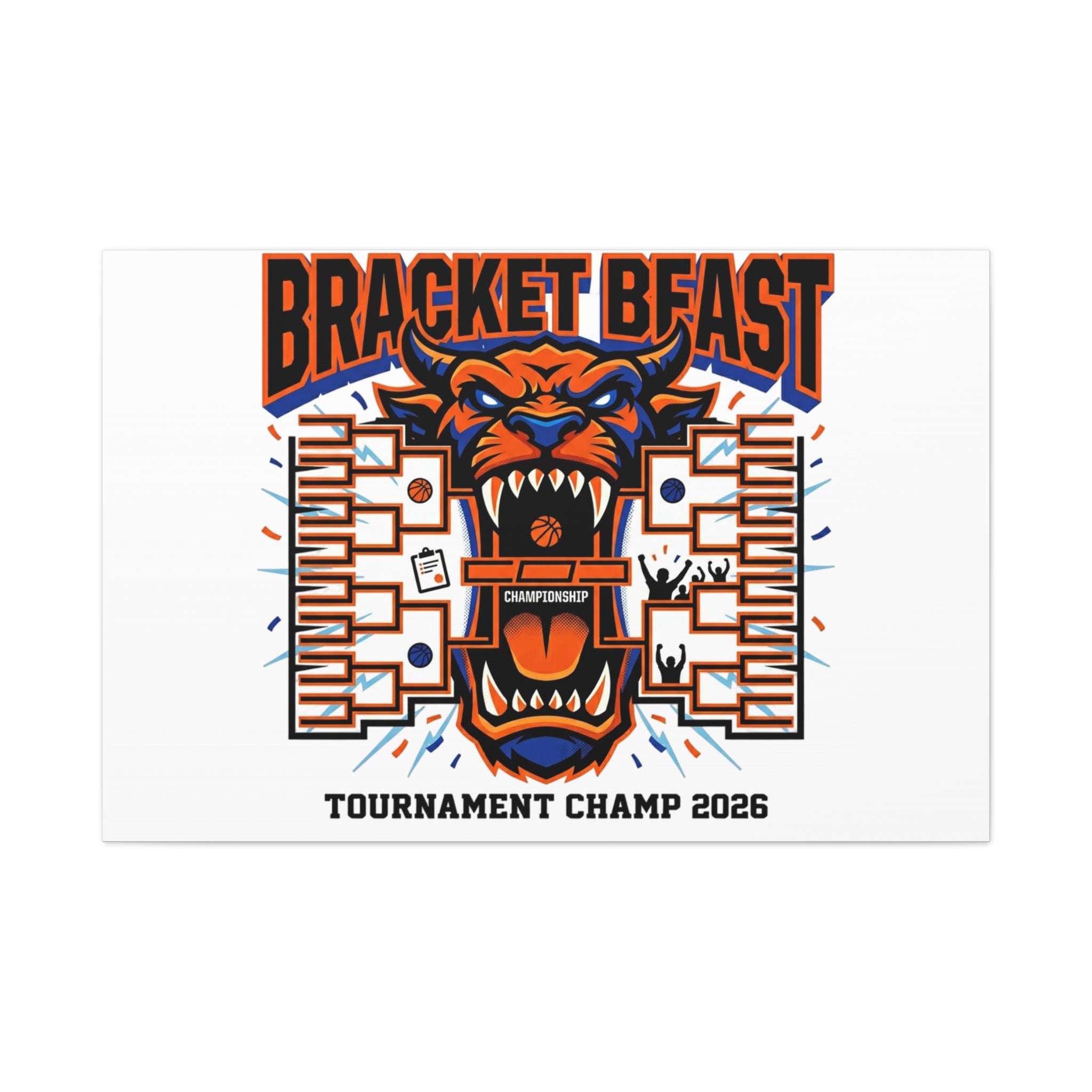 Bracket Beast Canvas | College Tournament Bracket, Gameday Hoops 2026