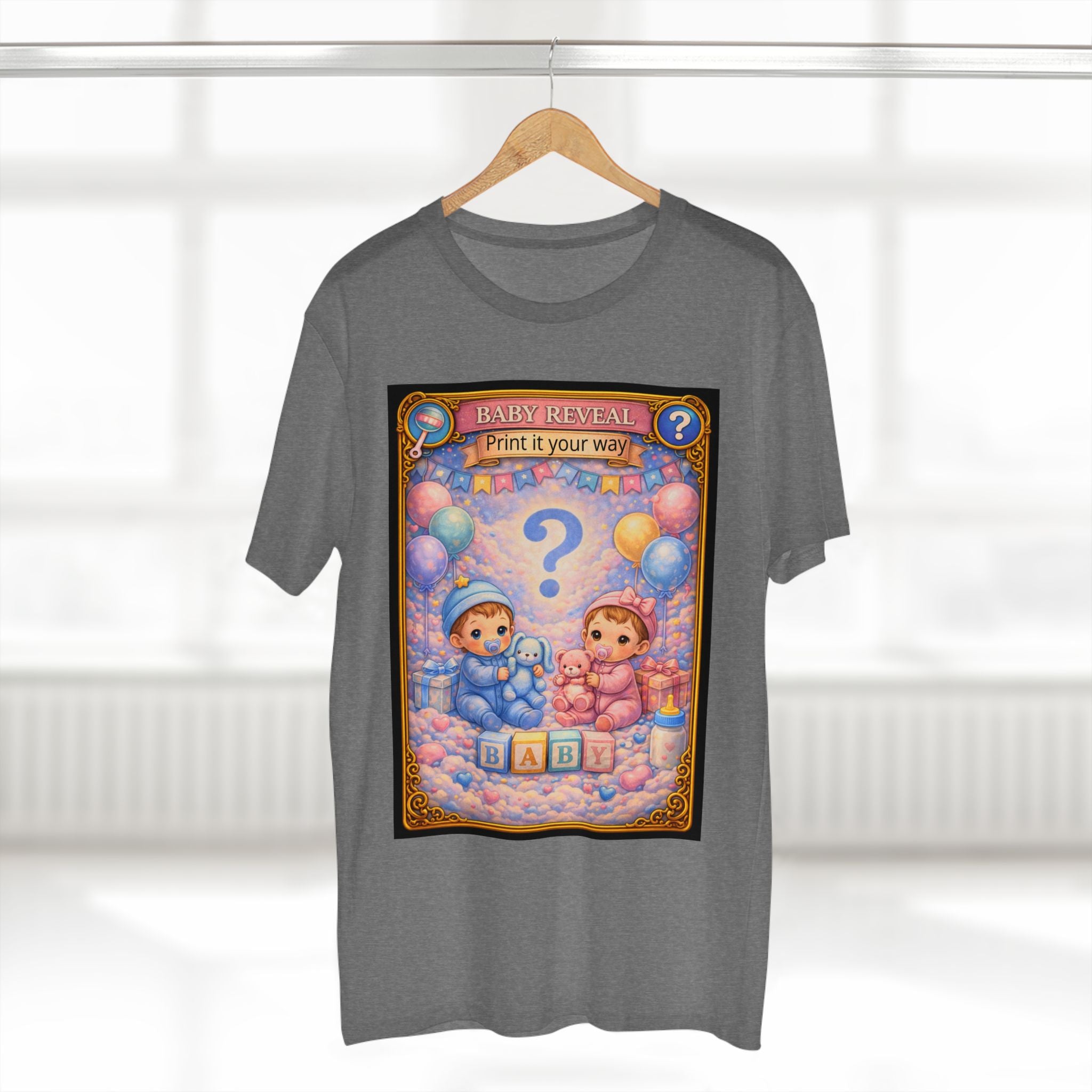 Gender Reveal T-Shirt — (Print It Your Way)