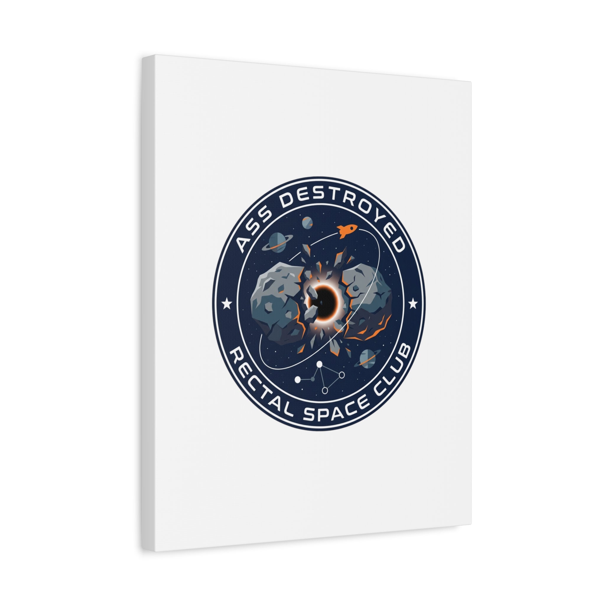 Cosmic Mission Patch Canvas | Space, Rocket, Astronaut, Deep Space
