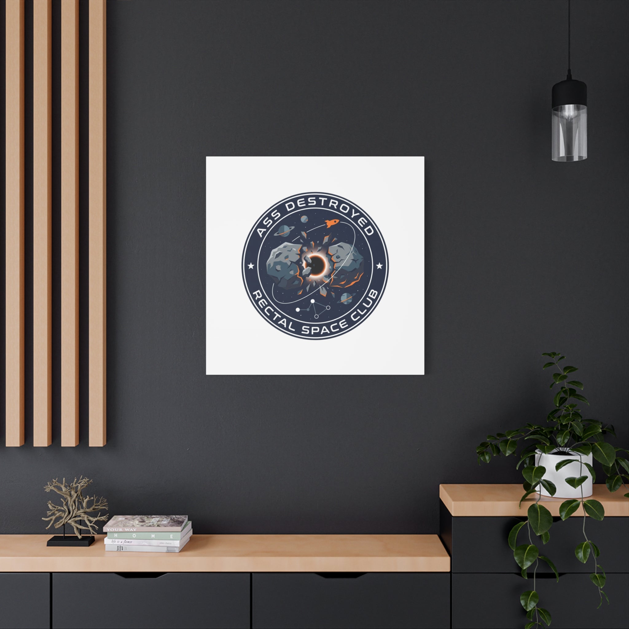 Cosmic Mission Patch Canvas | Space, Rocket, Astronaut, Deep Space