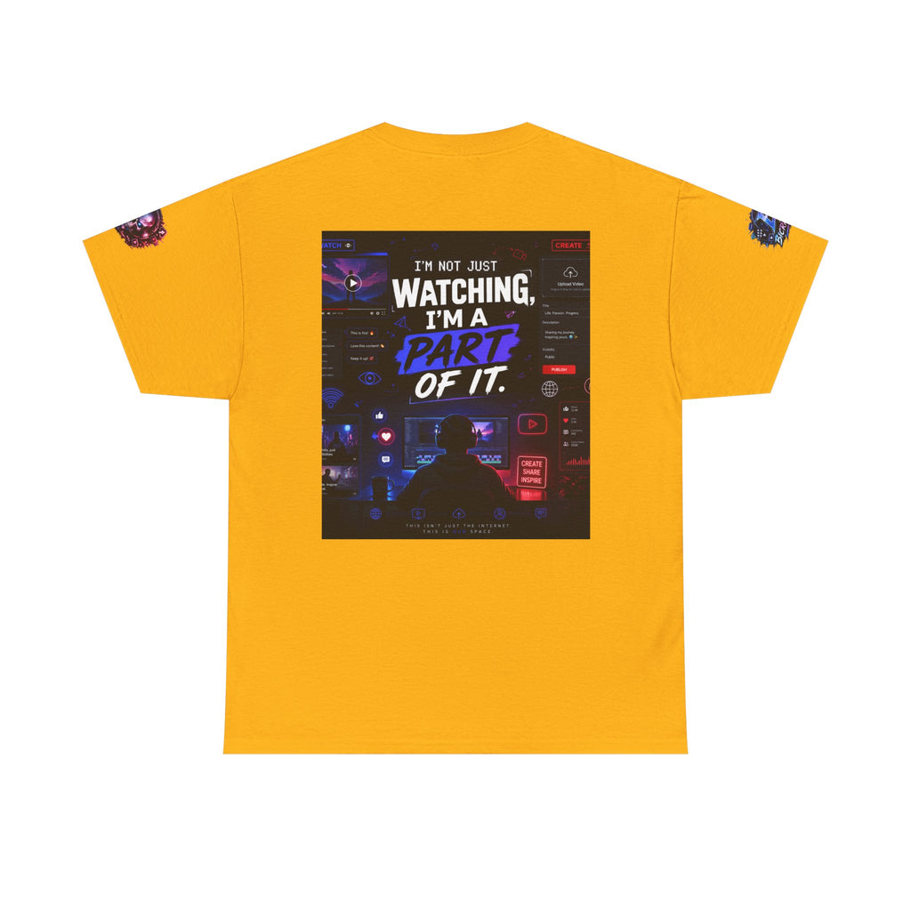 I'm A Part Of It T Shirt — Cyber Night Retro Graphic T-Shirt