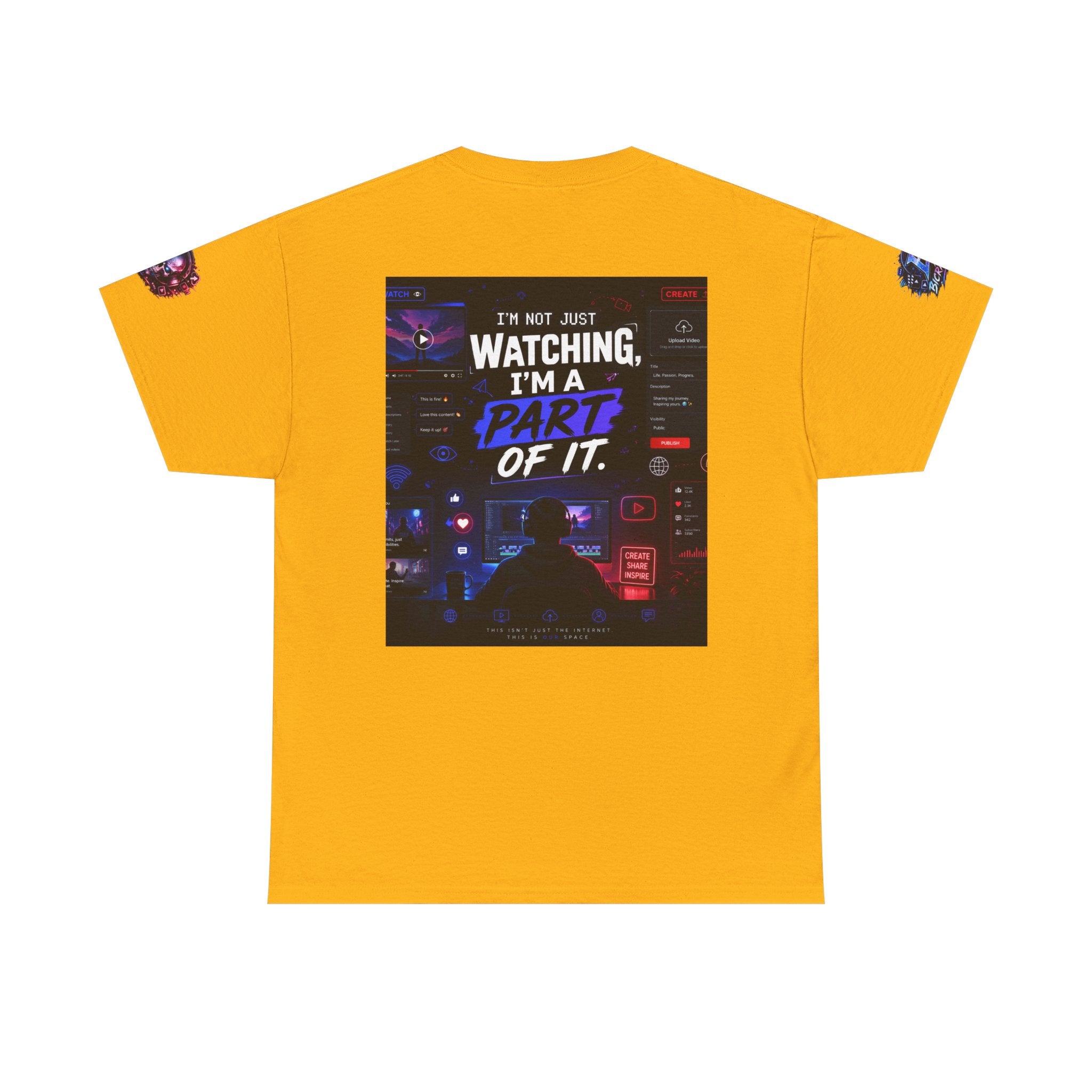 I'm A Part Of It T Shirt — Cyber Night Retro Graphic T-Shirt