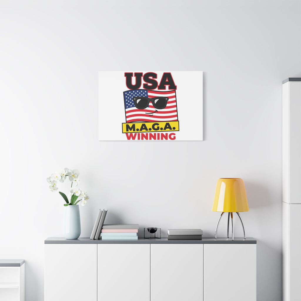 USA winning Canvas