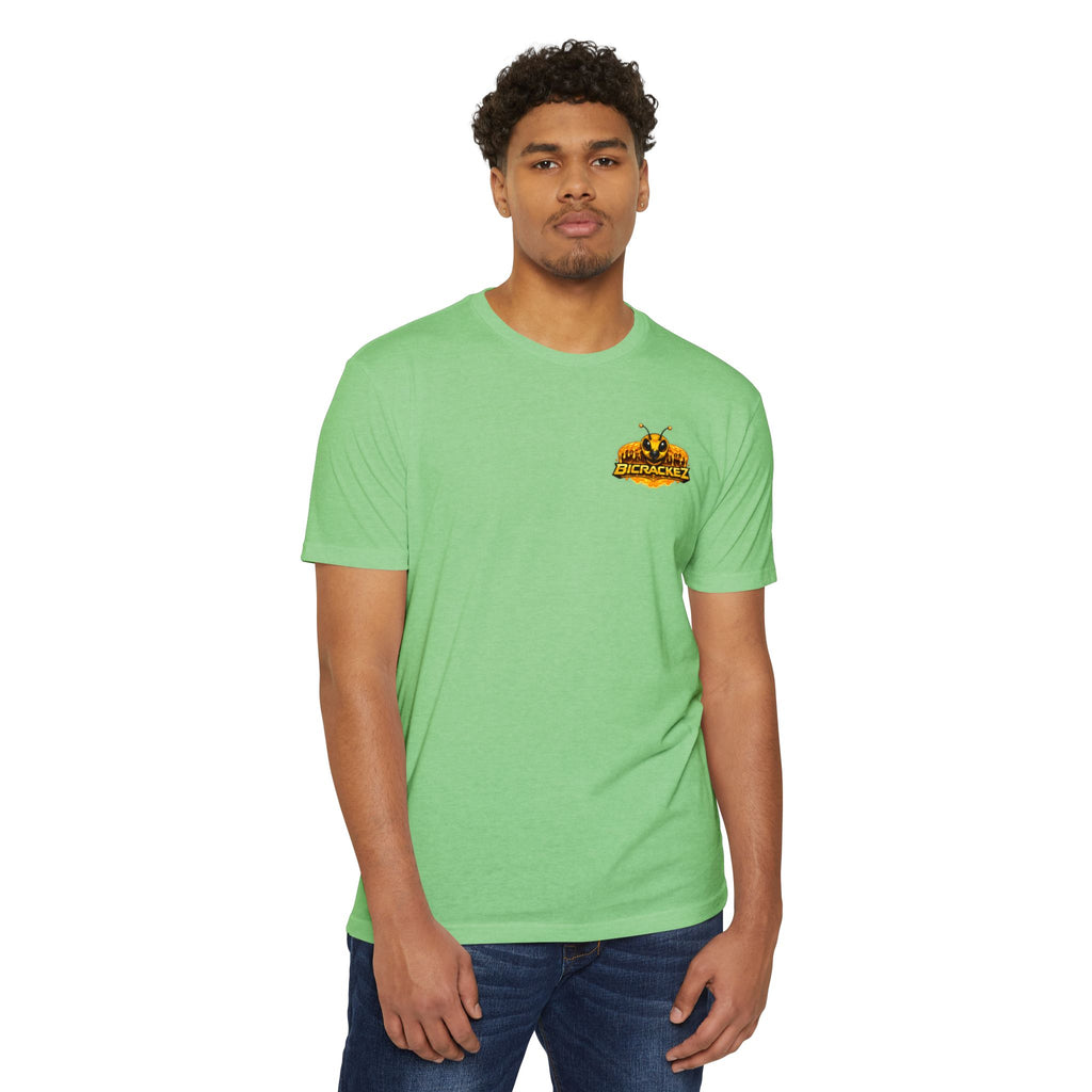 Bee Stooges Graphic T-Shirt — Bee Costume Trio "Bee Crackez" Vintage Band Tee