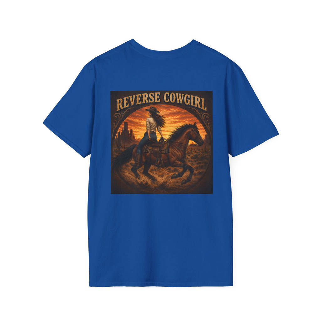 Reverse Cowgirl T‑Shirt — Orgy Coin 3