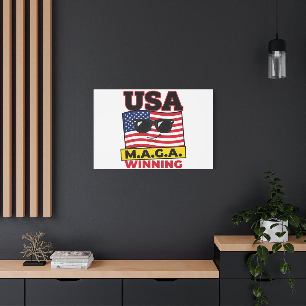 USA winning Canvas