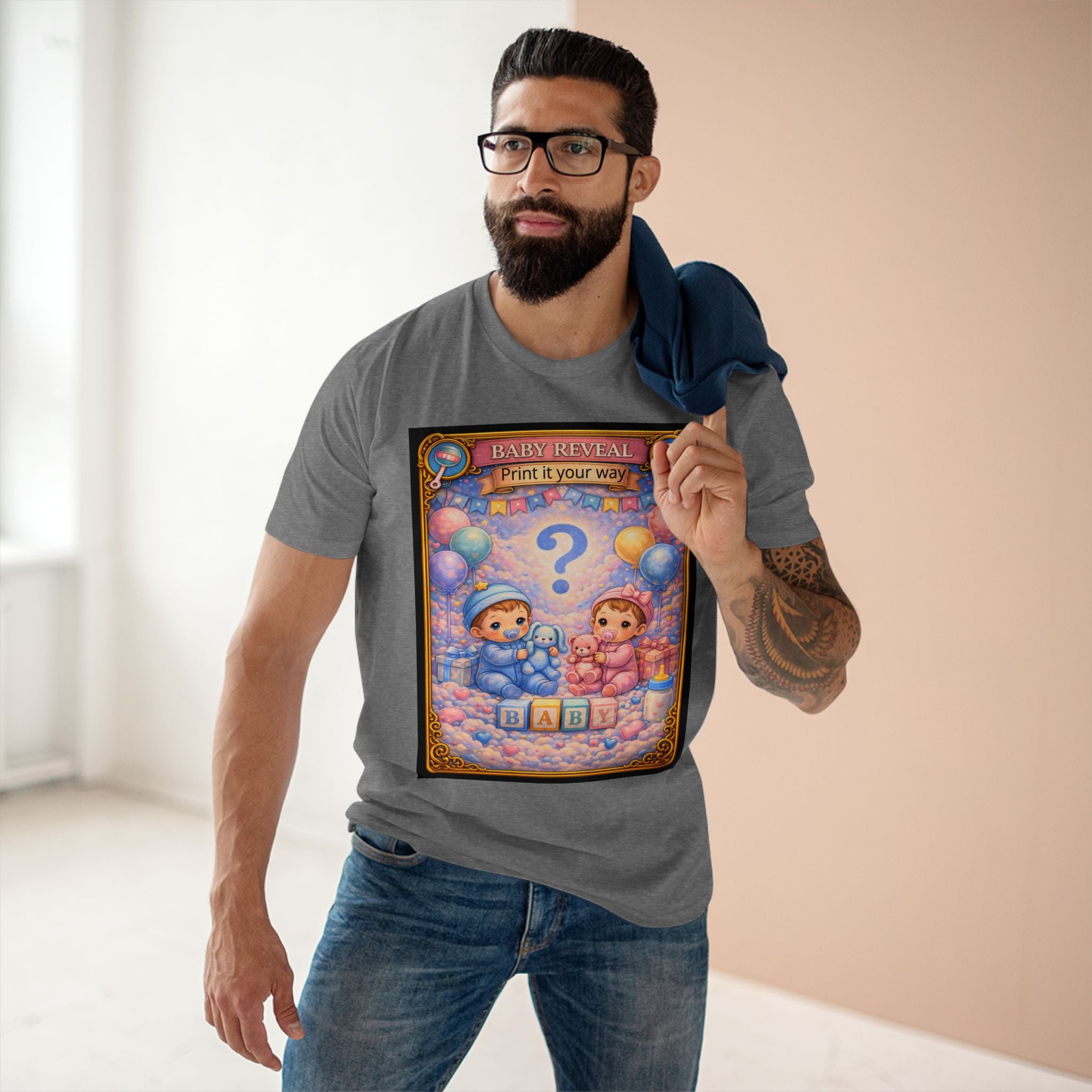 Gender Reveal T-Shirt — (Print It Your Way)