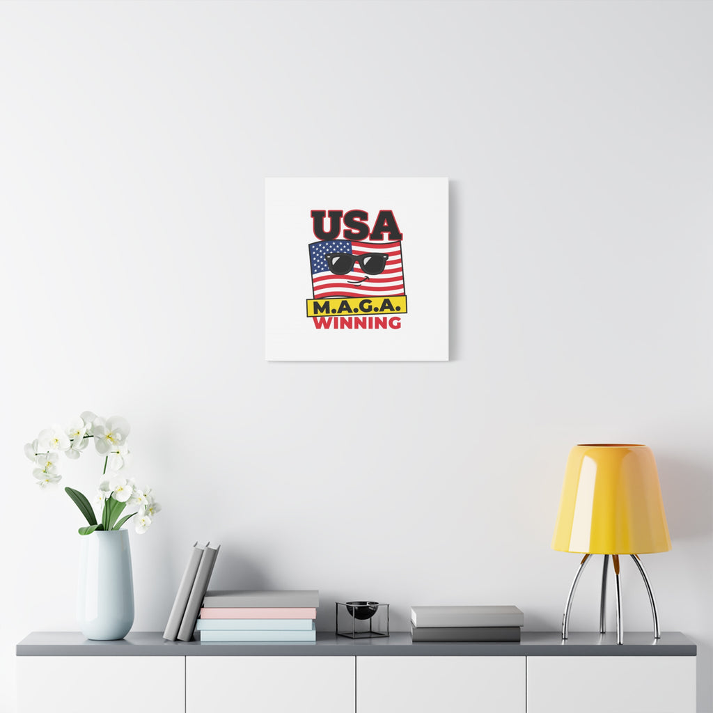 USA winning Canvas