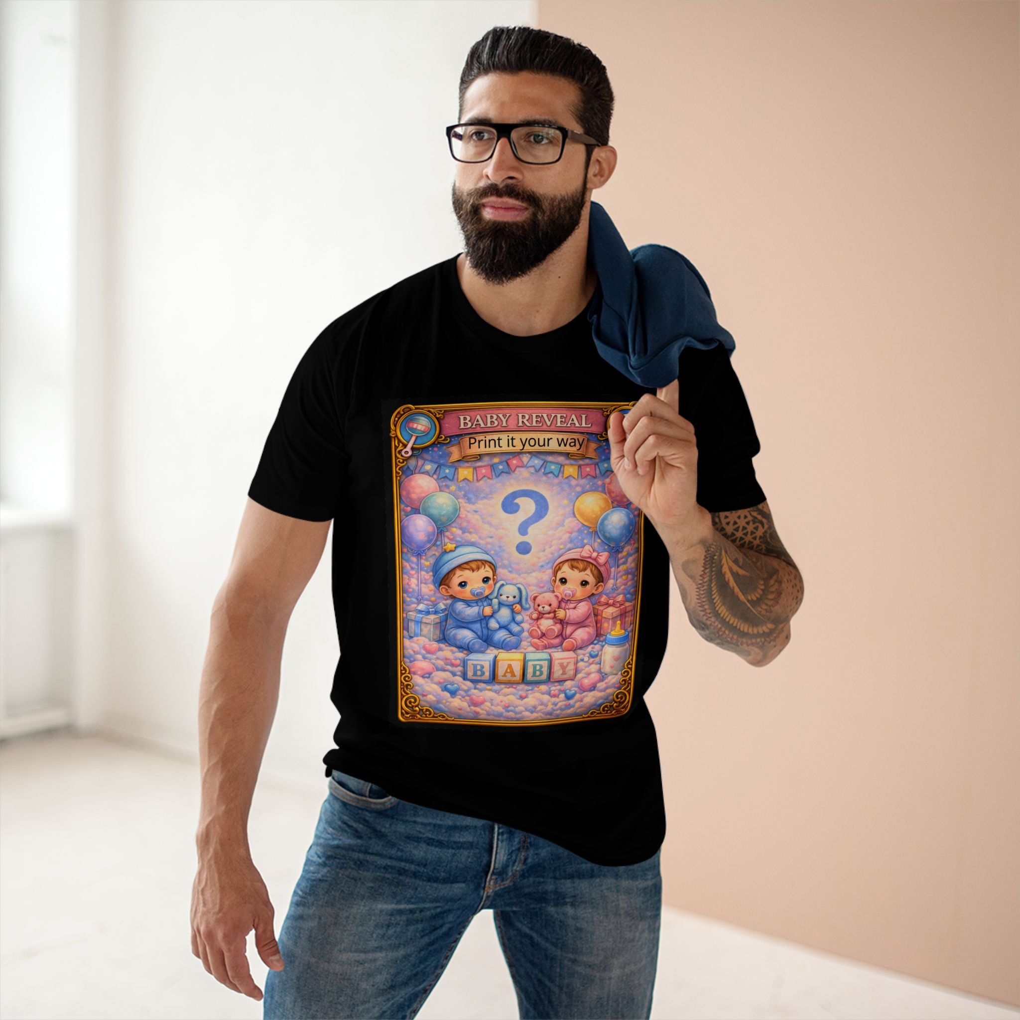 Gender Reveal T-Shirt — (Print It Your Way)