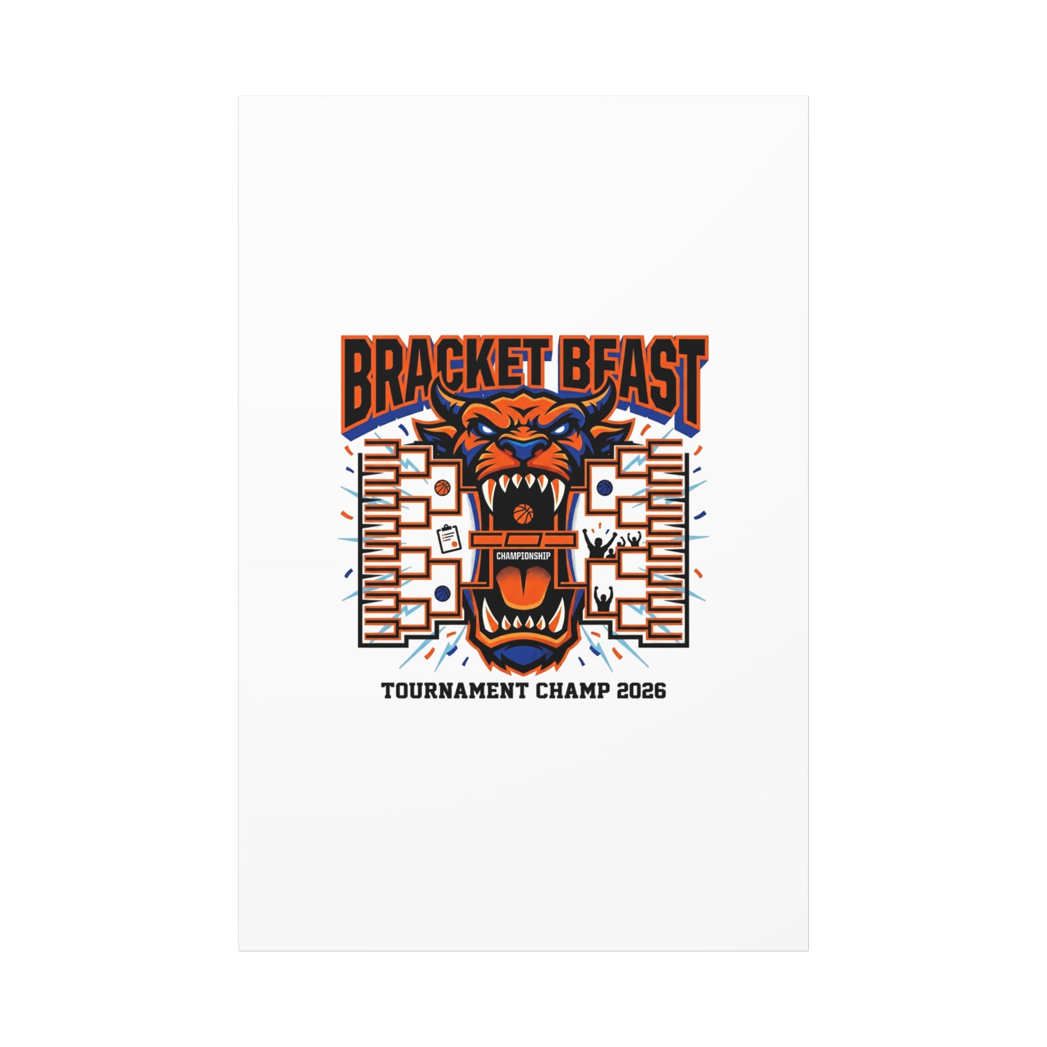 Bracket Beast Canvas | College Tournament Bracket, Gameday Hoops 2026