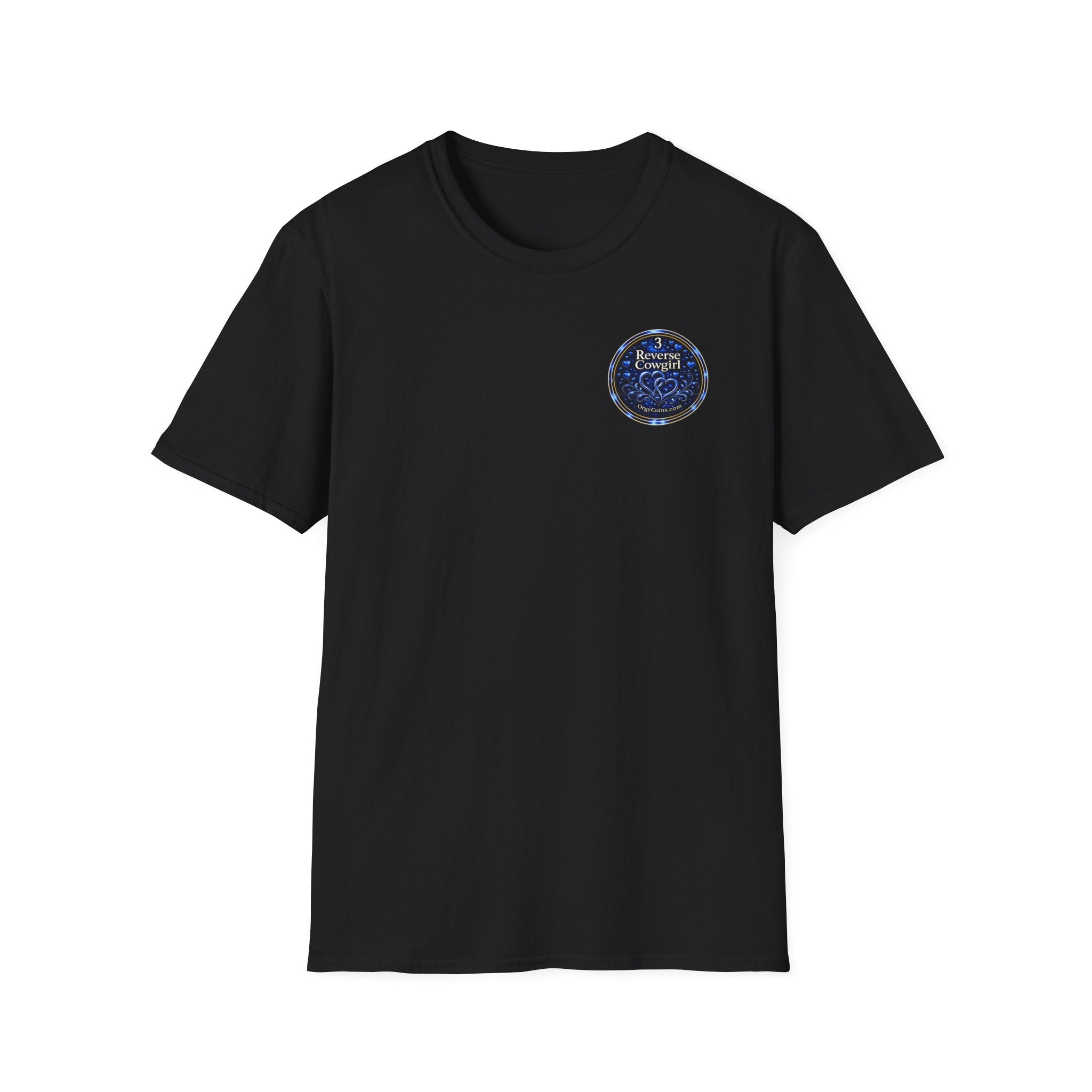 Reverse Cowgirl T‑Shirt — Orgy Coin 3