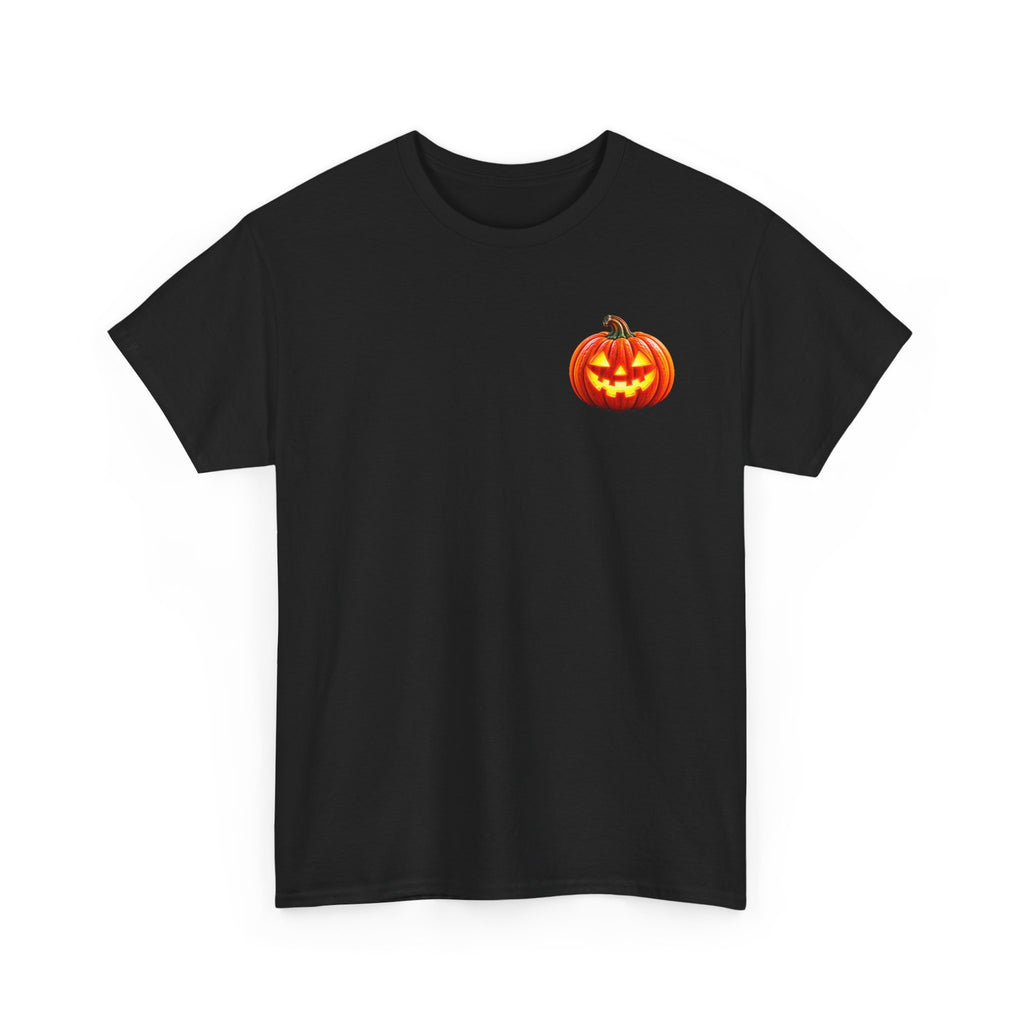 Halloween Raccoon Tee — Cute Jack-o'-Lantern "Happy Halloween" Shirt
