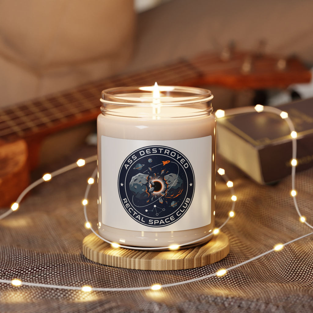 Cosmic Mission Patch Candle, Soy 9oz | Space, Astronaut, Mission Patch
