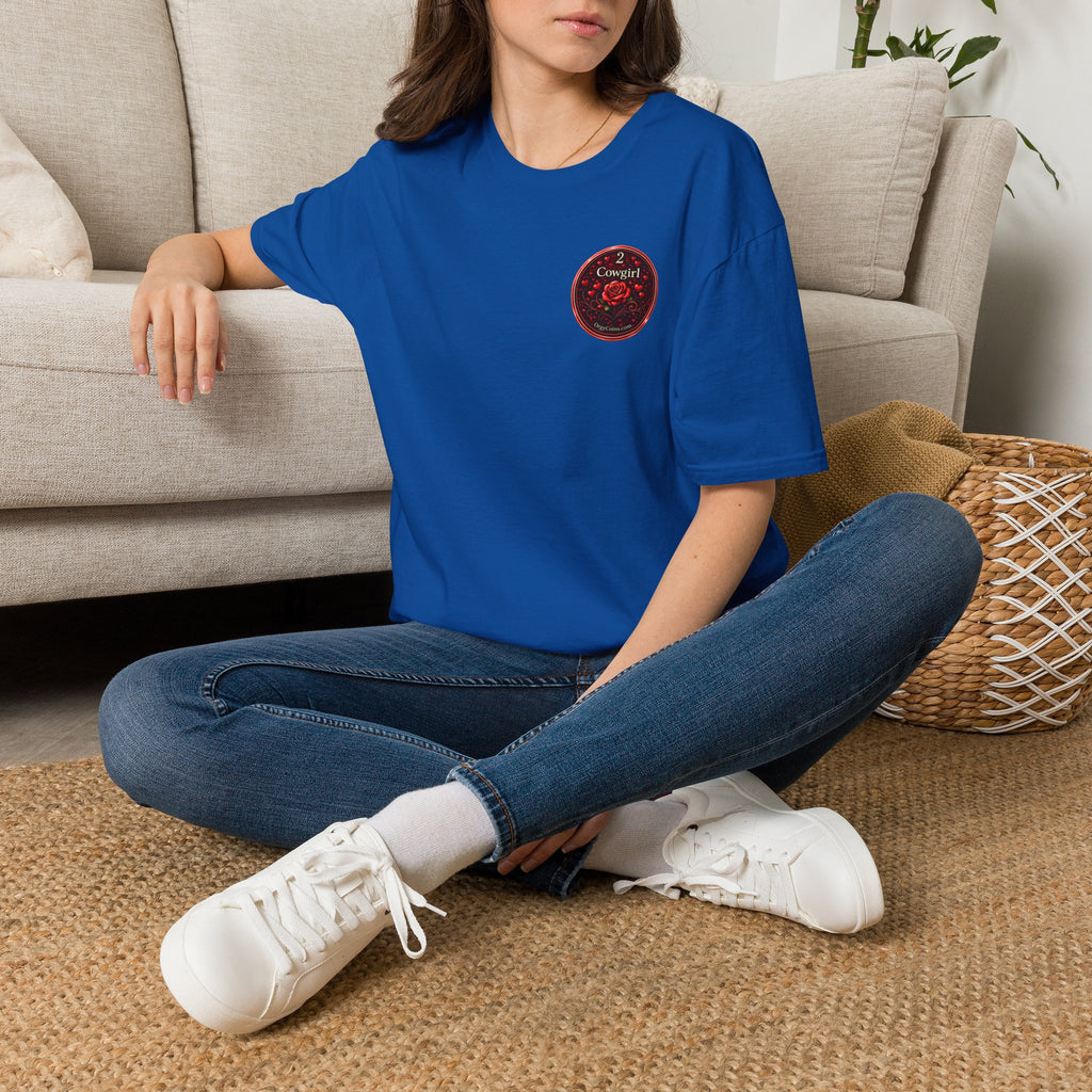 Cowgirl Rose Badge T-Shirt – Orgy Coin 2
